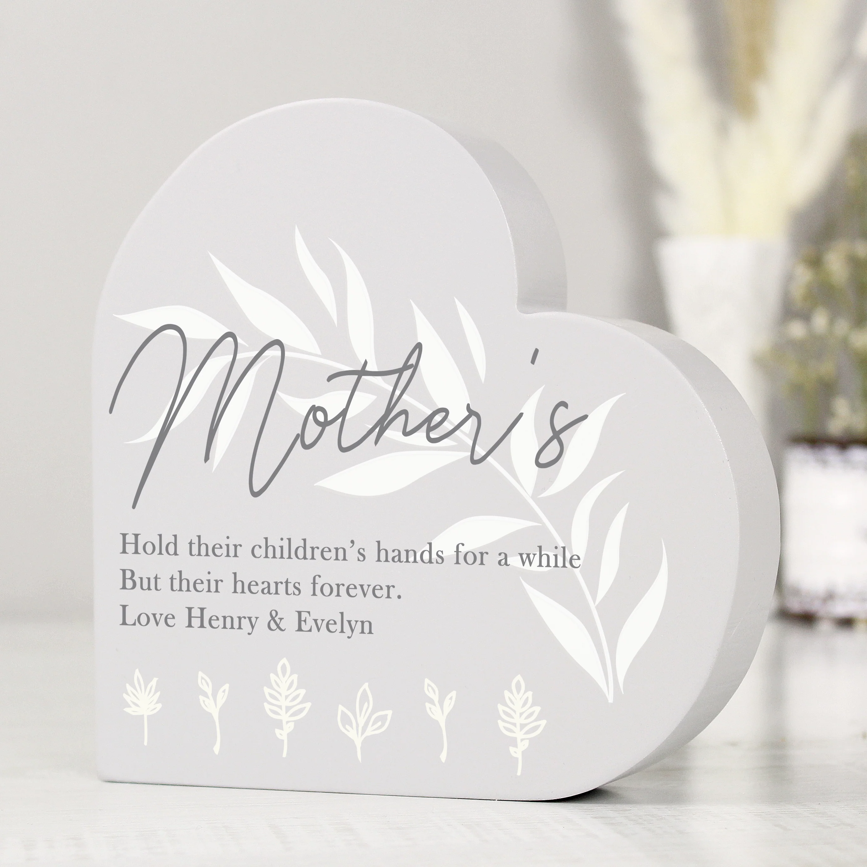 Personalised Wooden Heart Ornament - Image 6