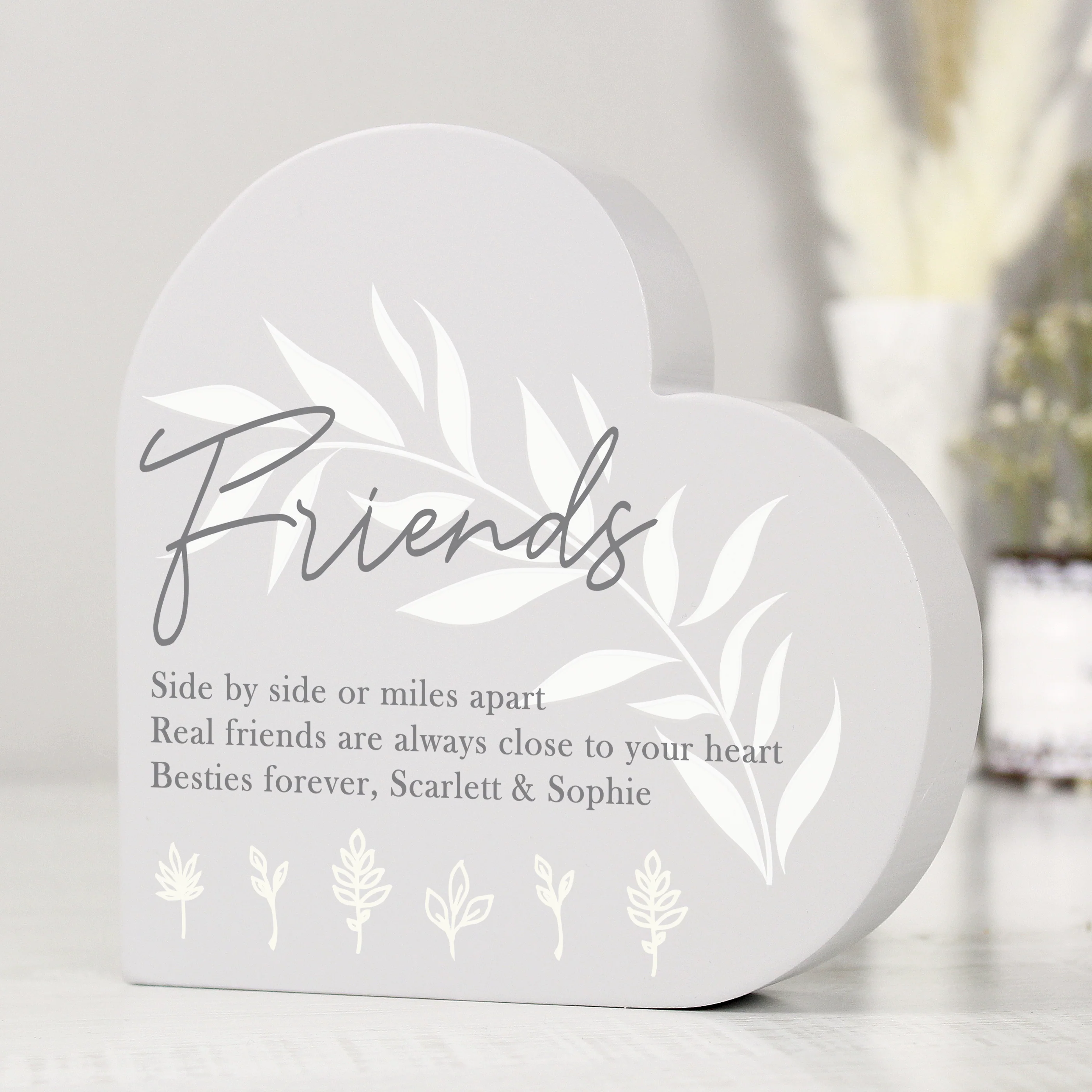 Personalised Wooden Heart Ornament - Image 8