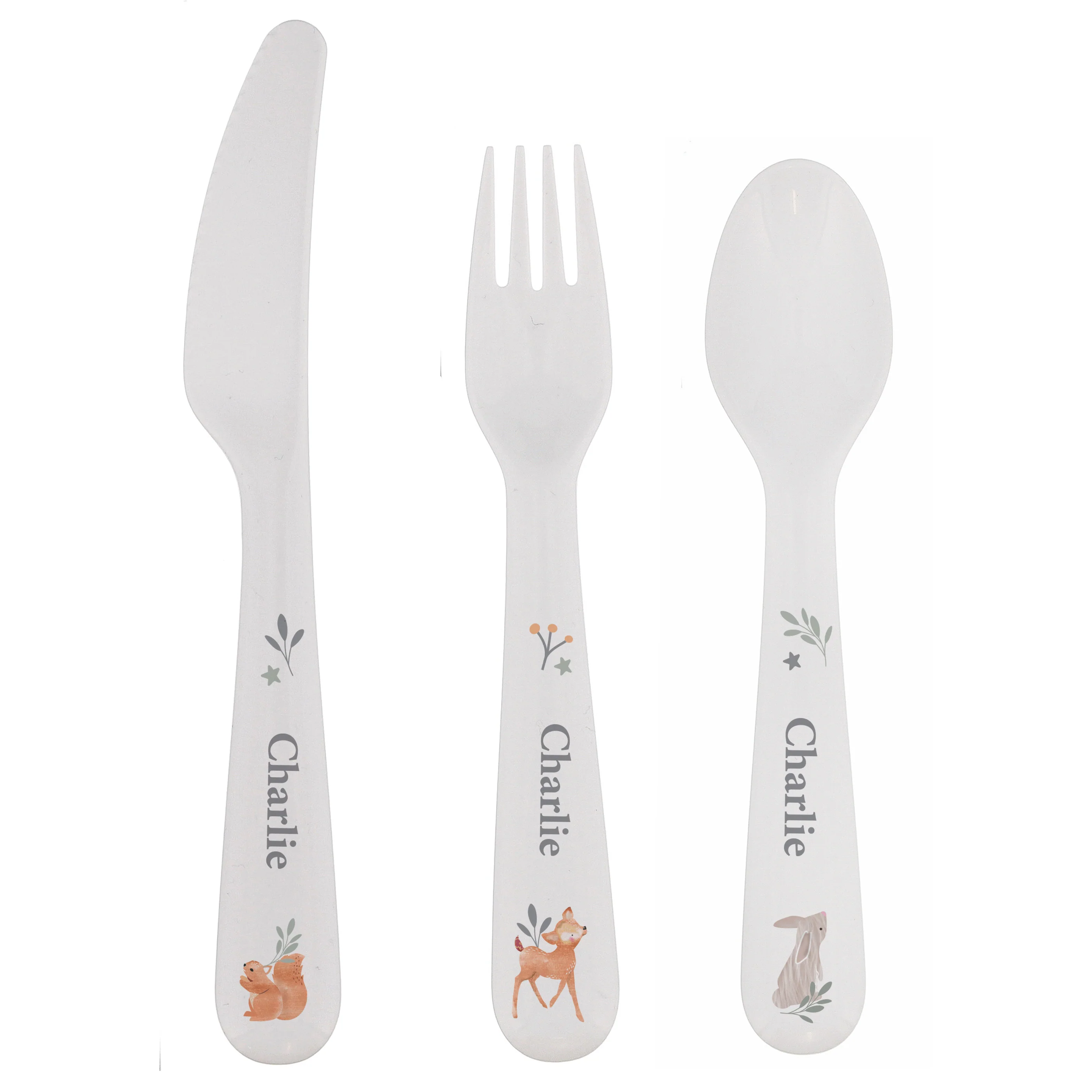 Personalised Woodland Animals Cutlery - Image 4