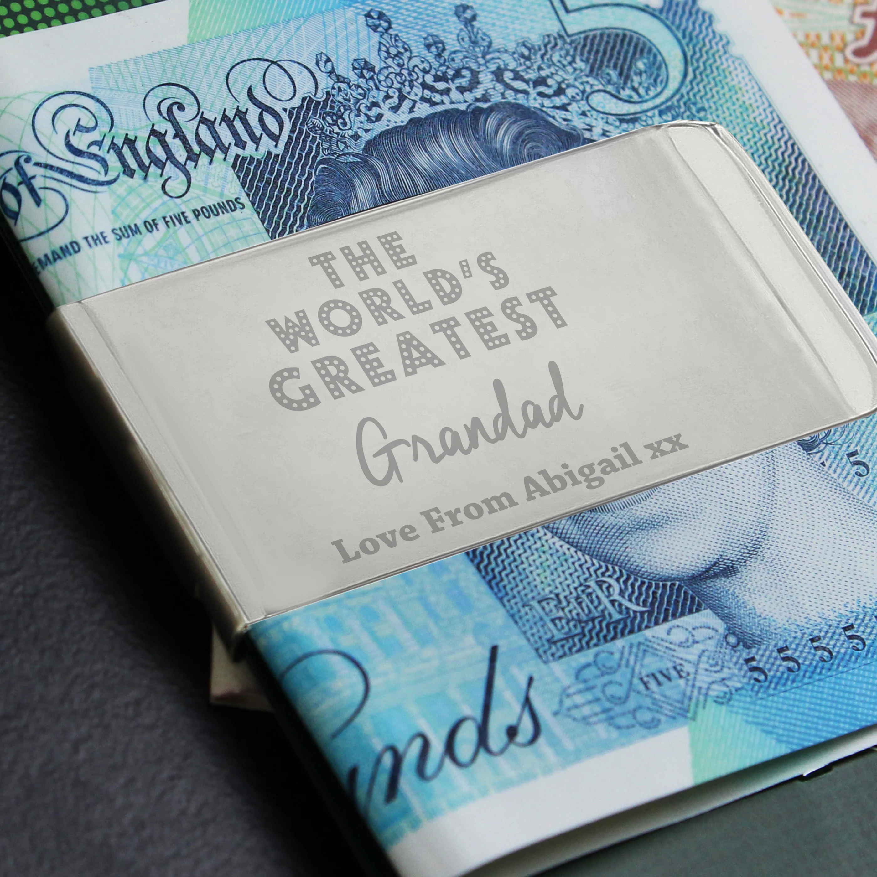 Personalised 'World's Greatest' Money Clip - Image 3