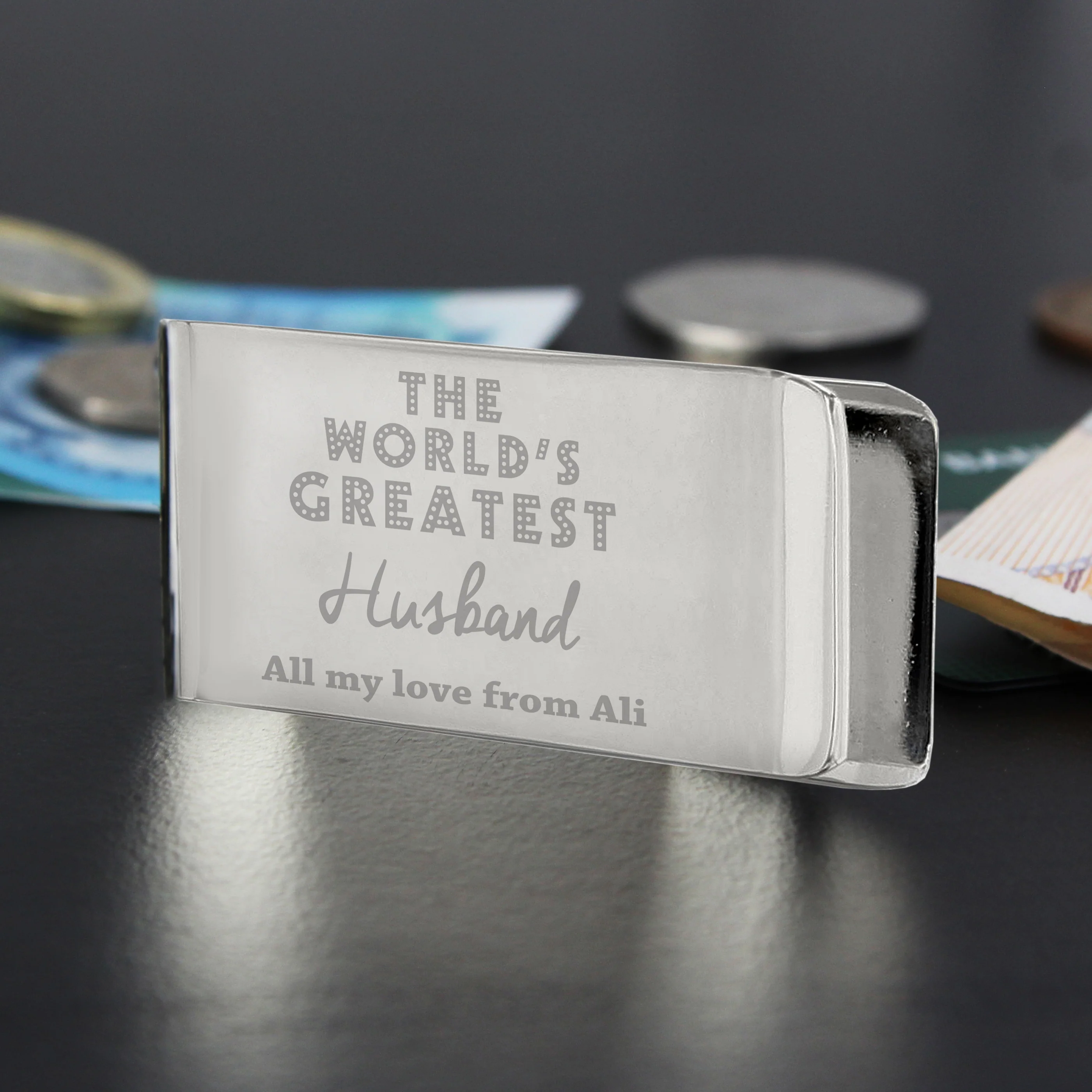 Personalised 'World's Greatest' Money Clip - Image 4