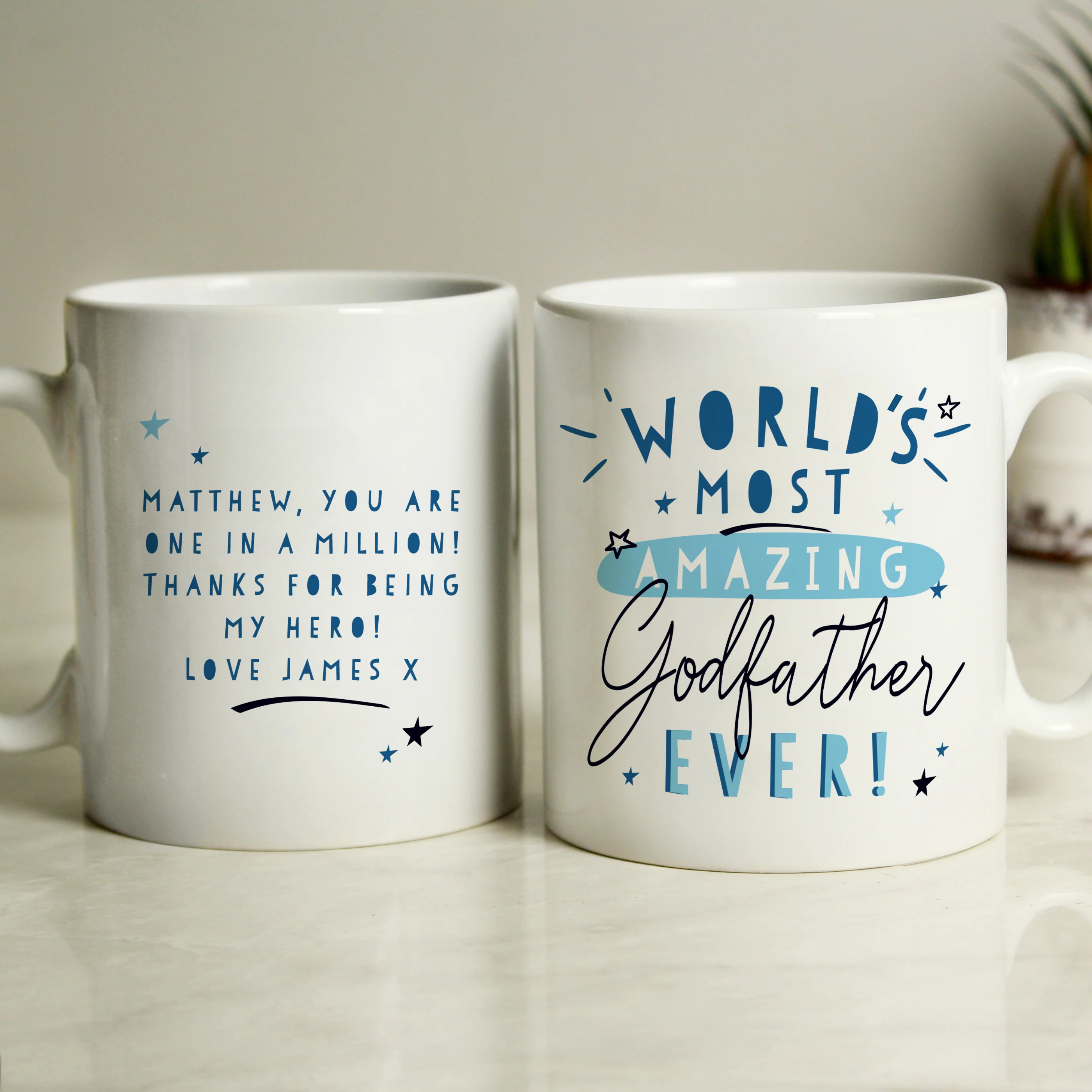 Personalised World's Most Amazing Godfather Mug - Image 3