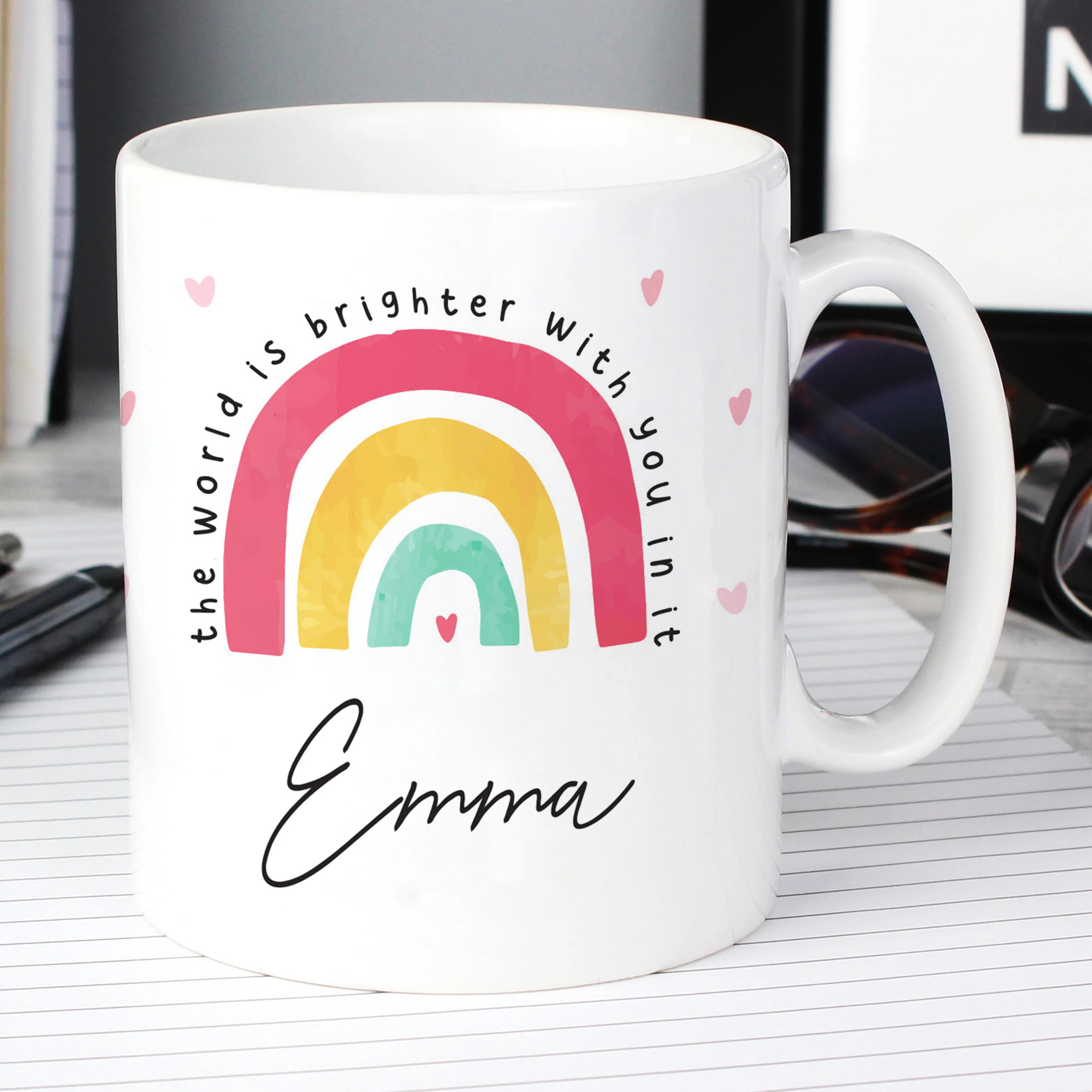 Personalised You Make The World Brighter Mug - Image 3