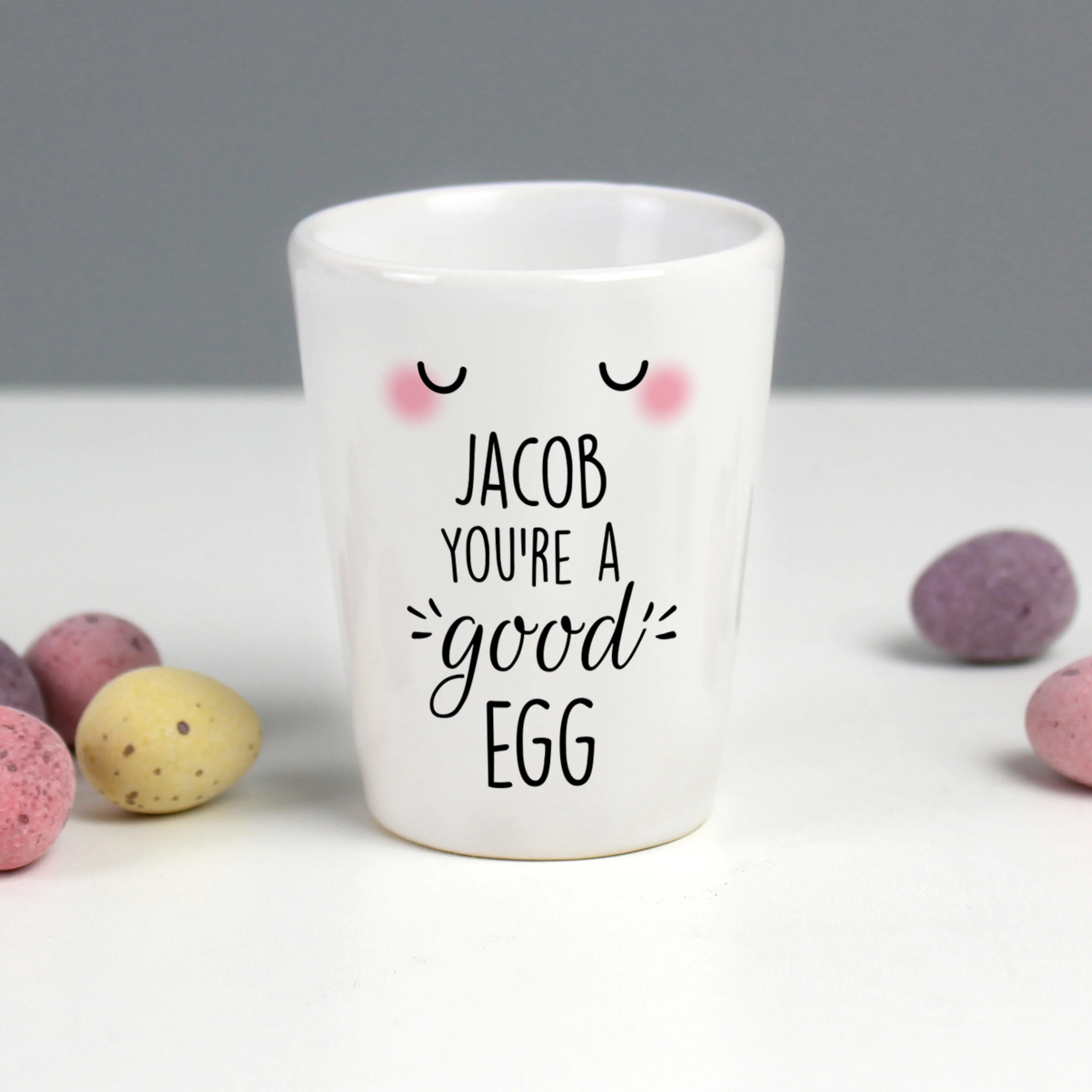 Personalised You're A Good Egg Cup - Image 3
