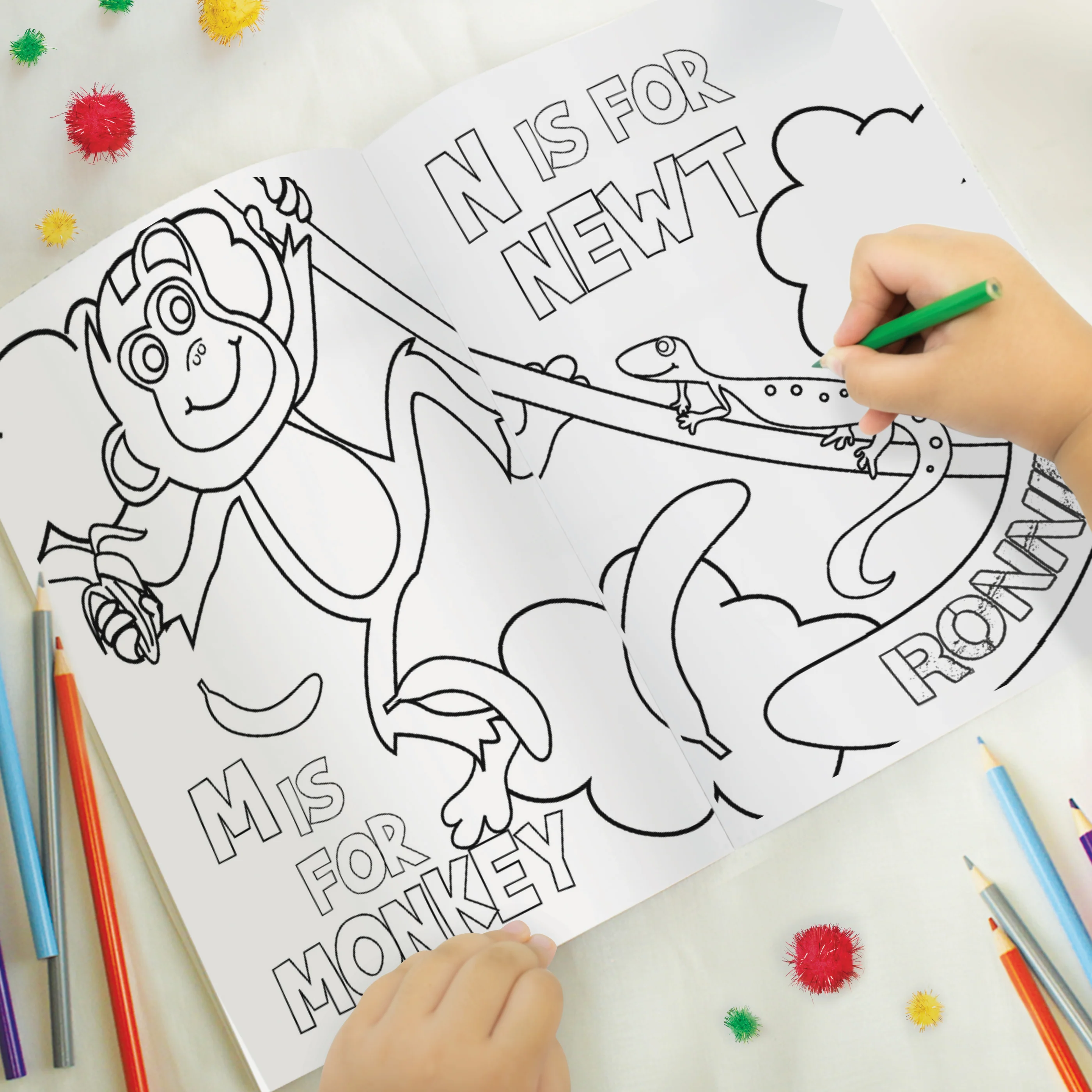 Personalised Zoo Colouring Book - Image 3