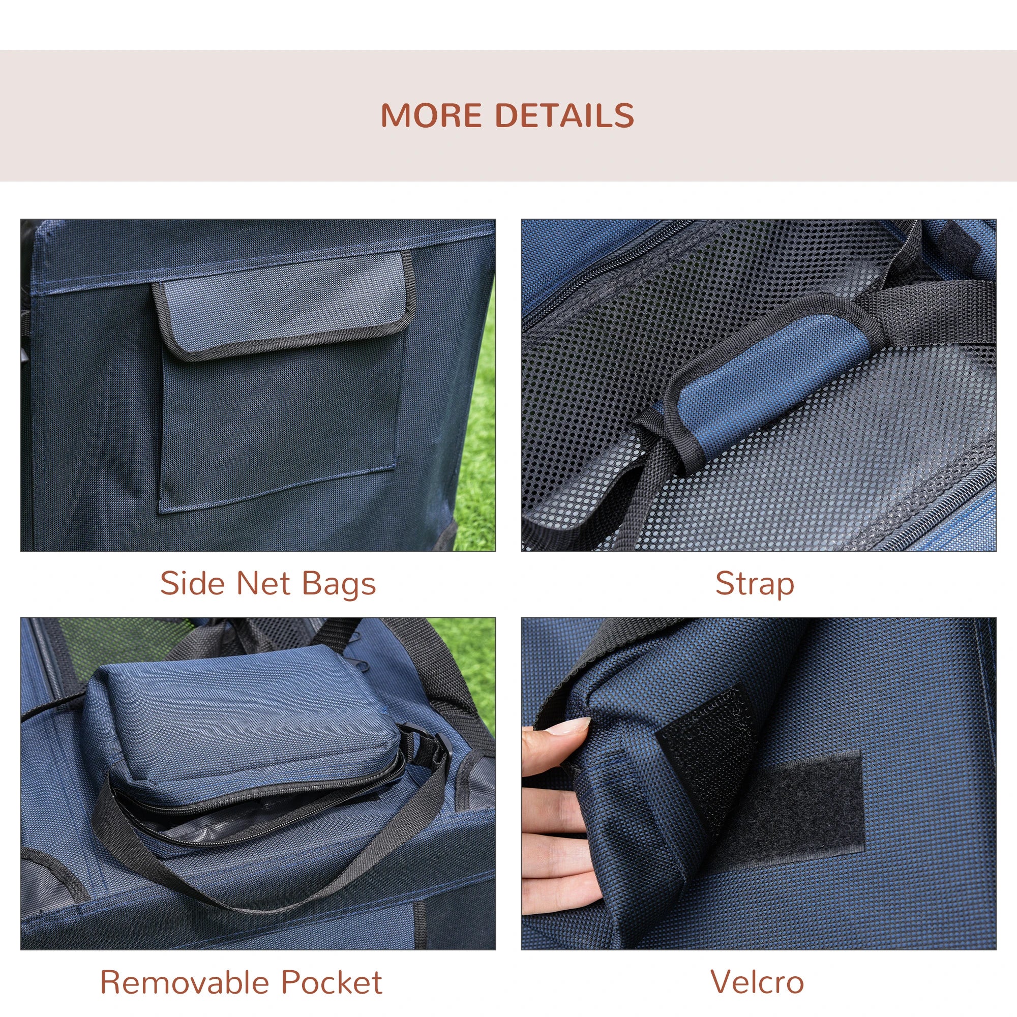 Pet Carrier Bag - Foldable Pet Carrier for Small and Miniature Dogs - Image 4