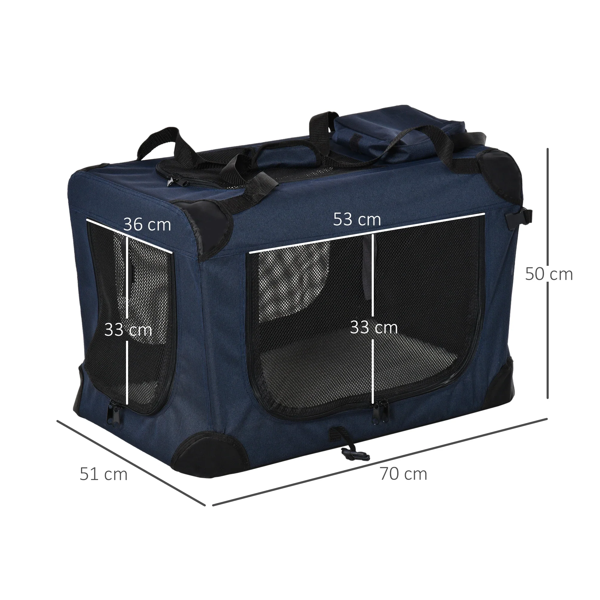Pet Carrier Bag - Foldable Pet Carrier for Small and Miniature Dogs - Image 8