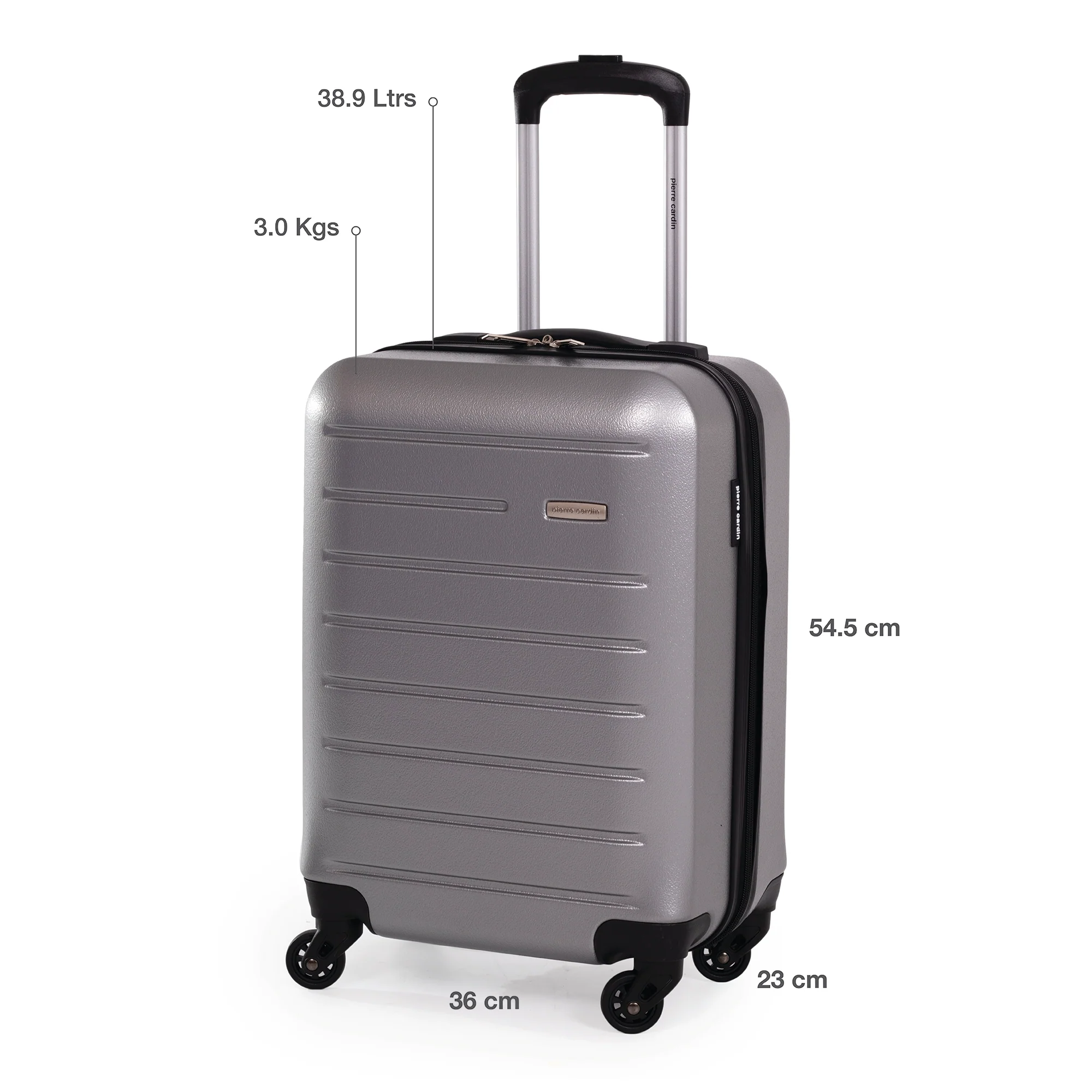 Pierre Cardin Hard Shell Lightweight 4 Wheel Durable Travel Suitcase. - Image 6