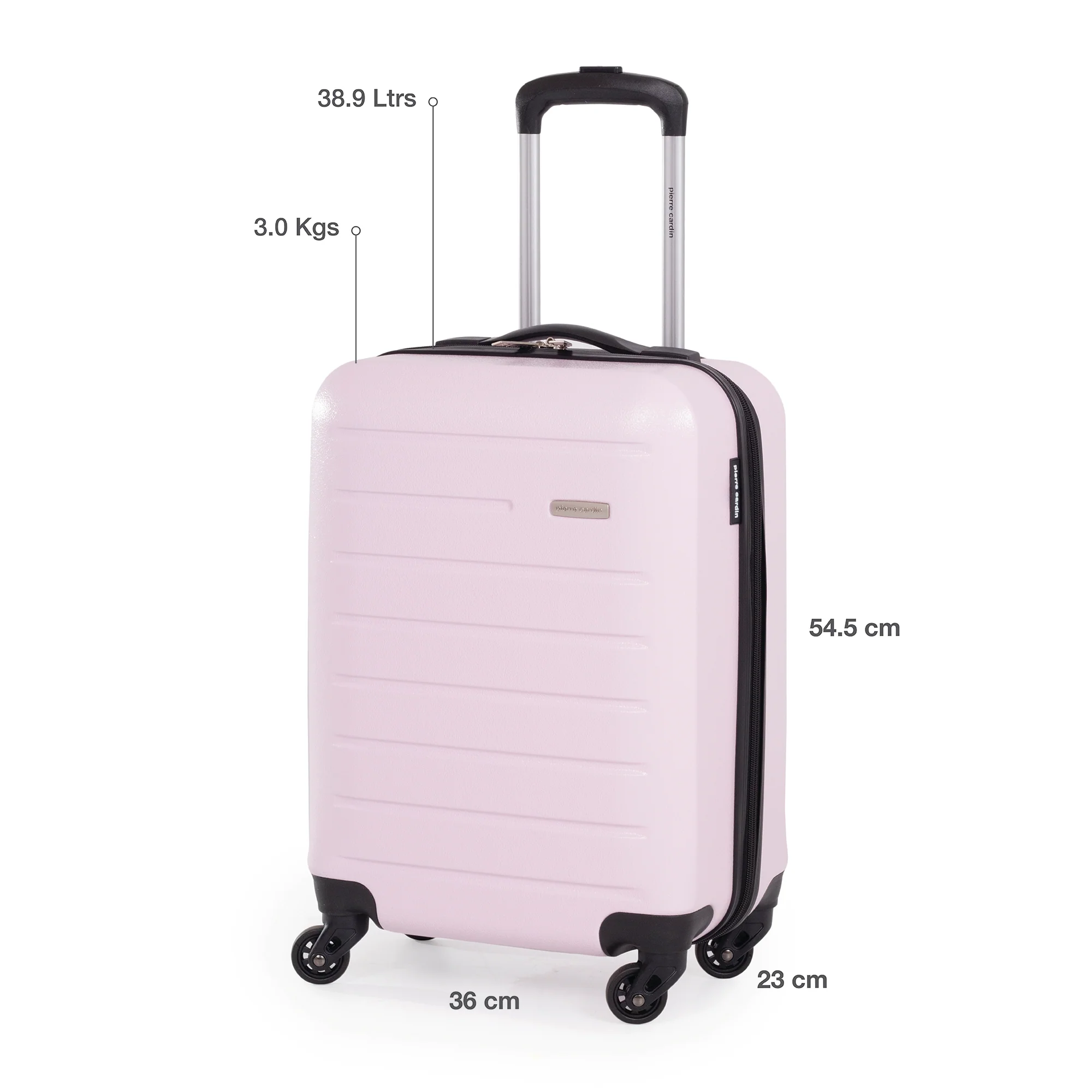 Pierre Cardin Hard Shell Lightweight 4 Wheel Durable Travel Suitcase. - Image 6