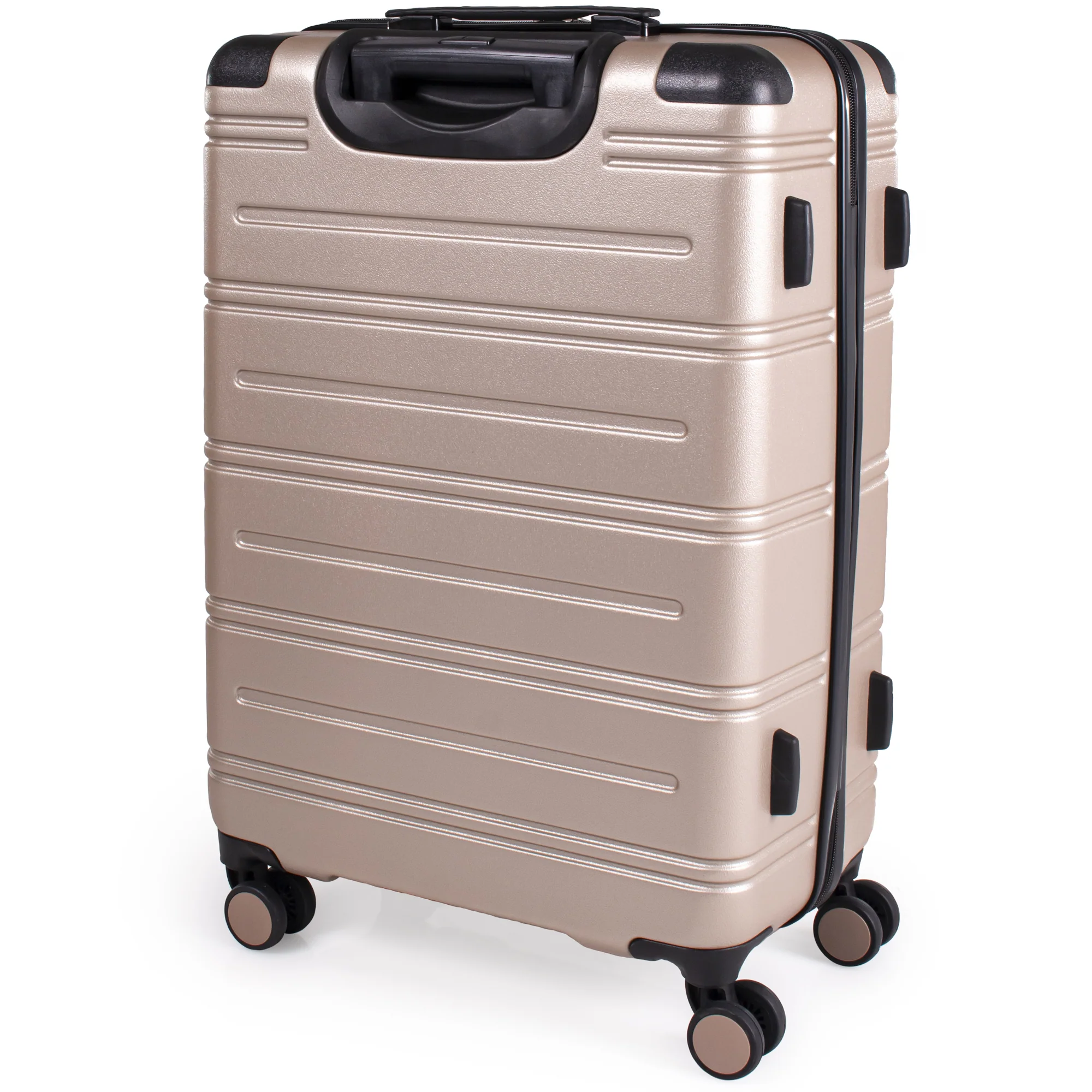 Pierre  Cardin Ultra Strong ABS Travel Case With 8 Spinner Wheels TSA Locks - Image 5