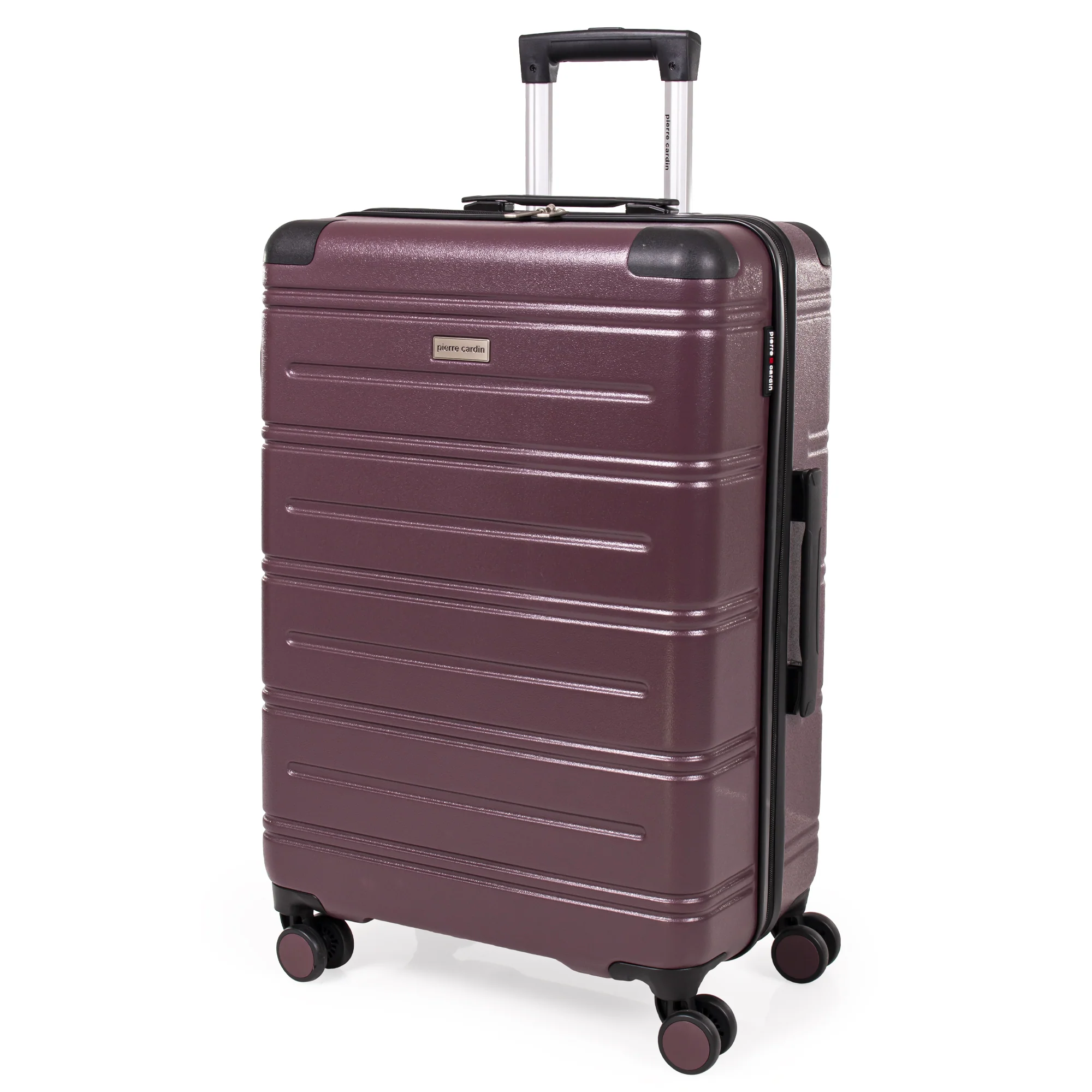 Pierre  Cardin Ultra Strong ABS Travel Case With 8 Spinner Wheels TSA Locks - Image 4