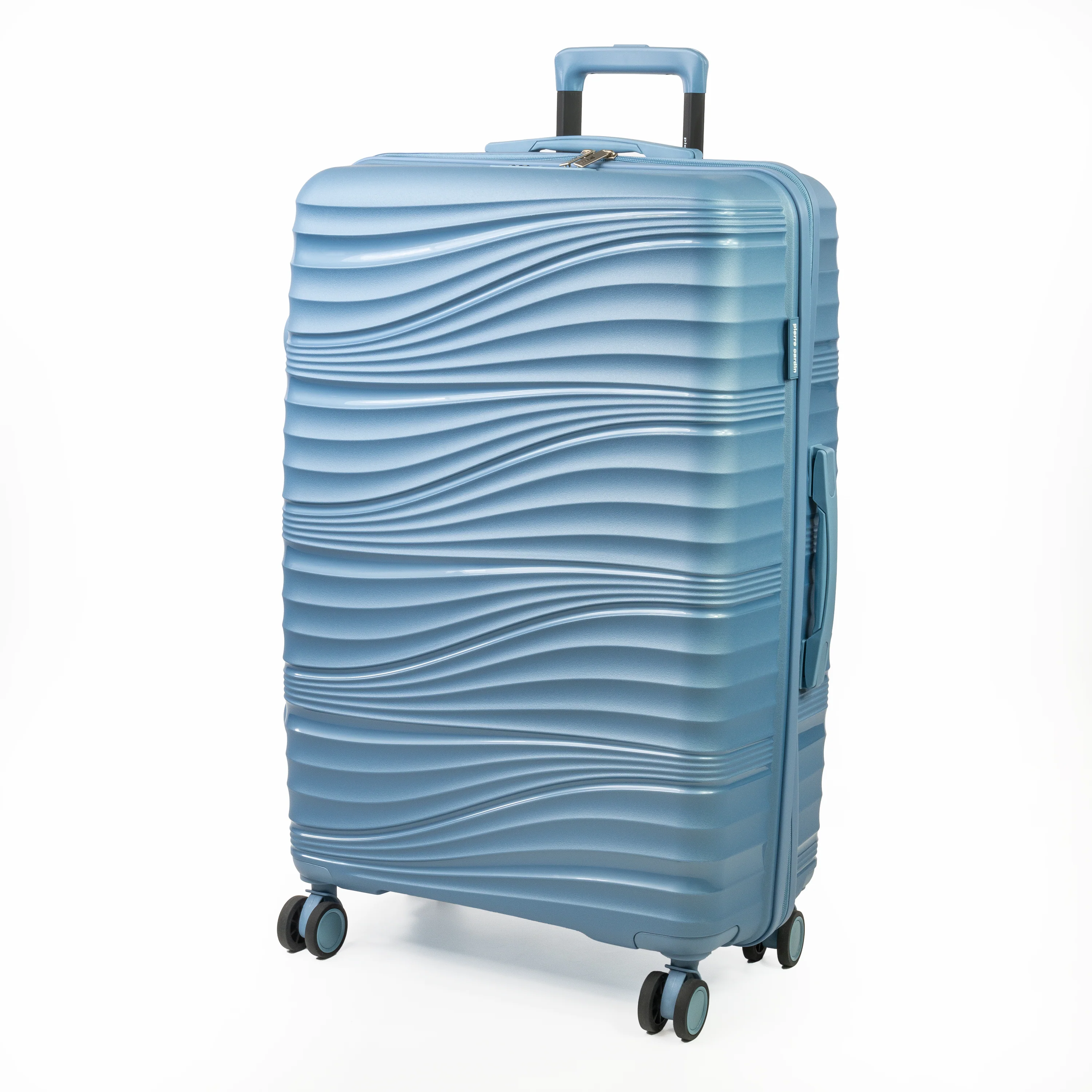 Pierre Cardin Ultra Strong Lightweight Travel Case With 8 Spinner Wheels TSA Locks - Image 2