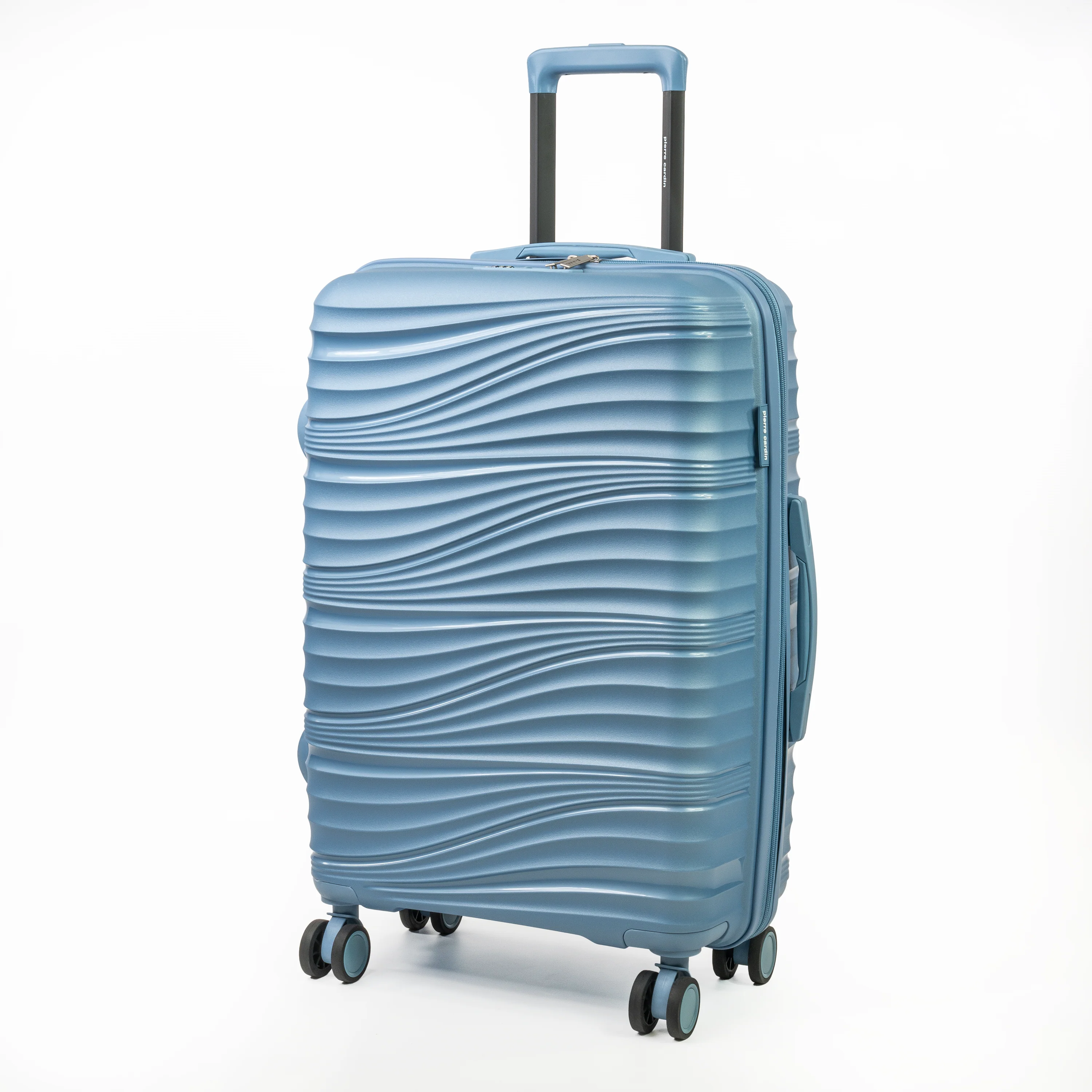 Pierre Cardin Ultra Strong Lightweight Travel Case With 8 Spinner Wheels TSA Locks - Image 3