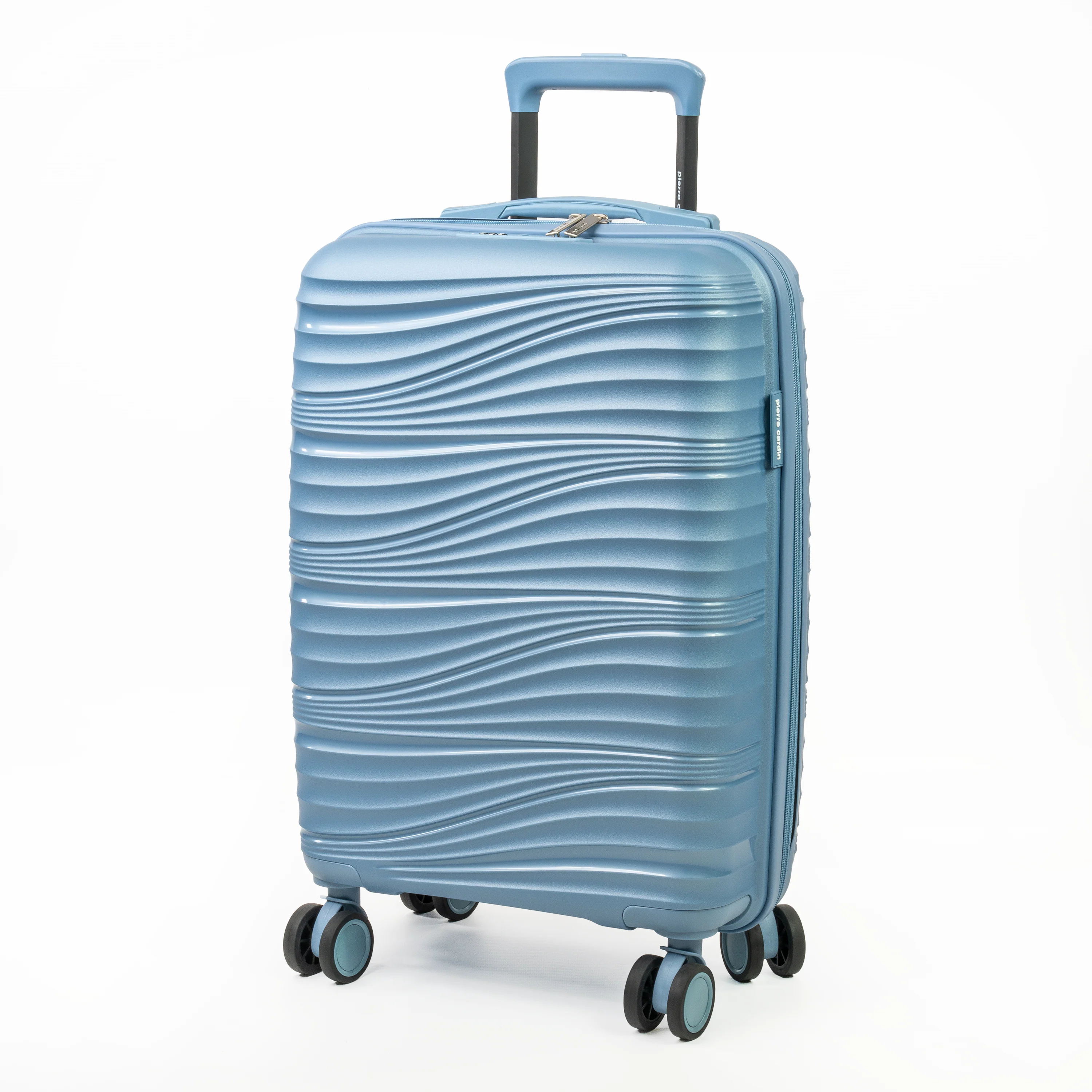 Pierre Cardin Ultra Strong Lightweight Travel Case With 8 Spinner Wheels TSA Locks - Image 4