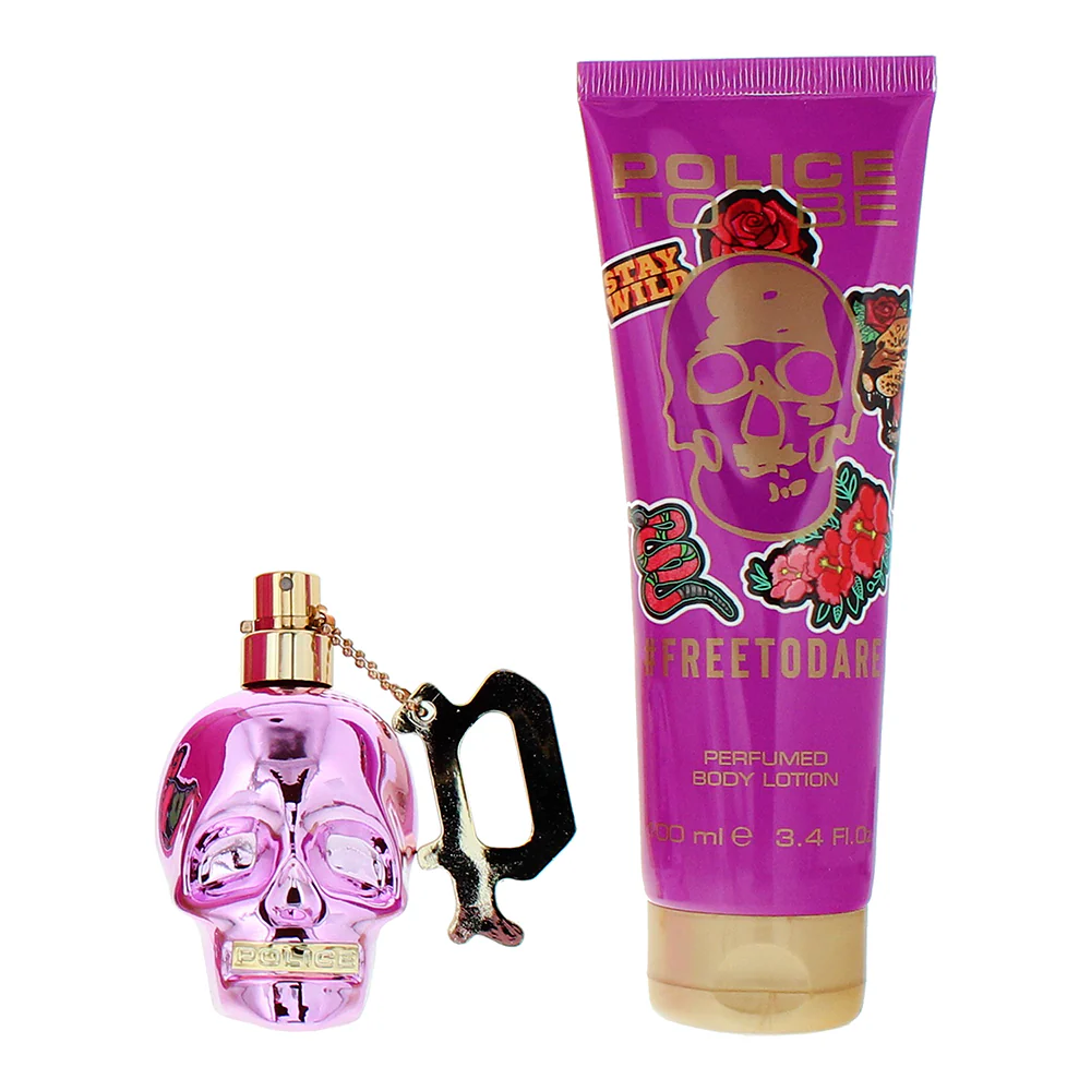 Police To Be Freetodare 2 Piece Gift Set: Eau de Parfum 40ml - Body Lotion 100ml - Image 2