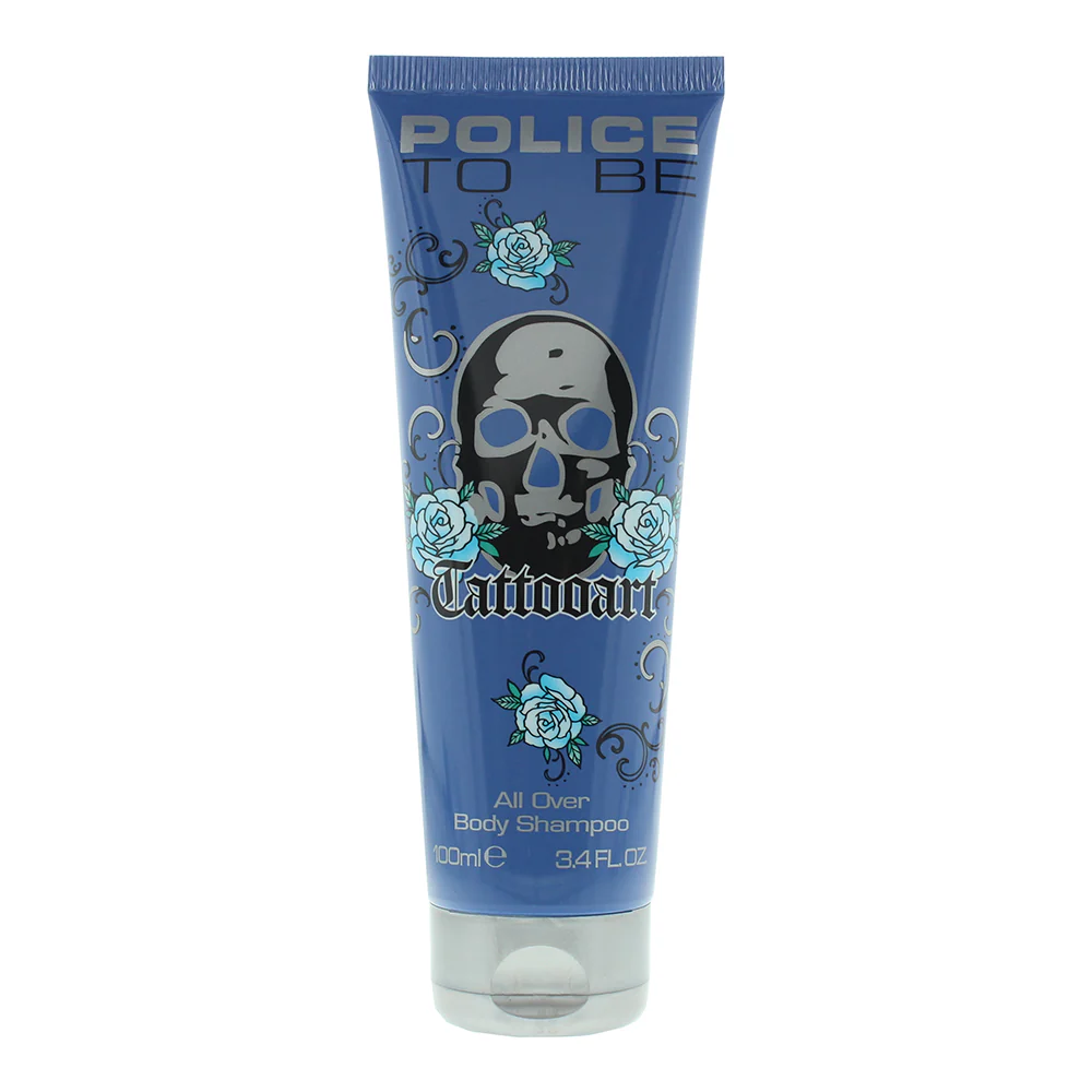 Police To Be Tattooart Body Shampoo 100ml Shower Gel