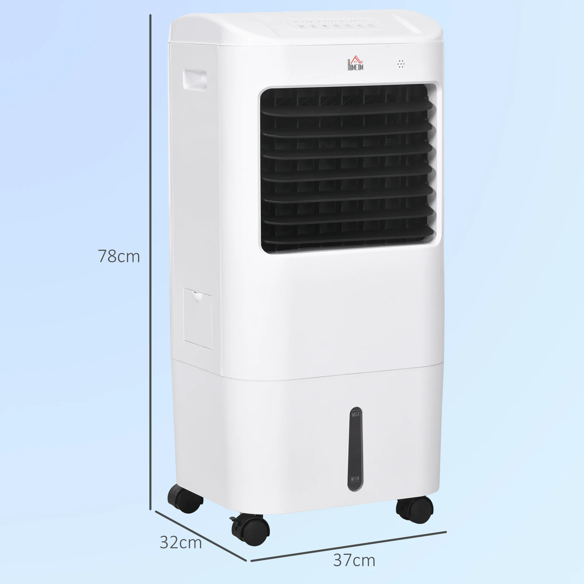 Portable Air Cooler with Humidifier, Remote, Timer, Oscillation, Ice Packs - Image 5