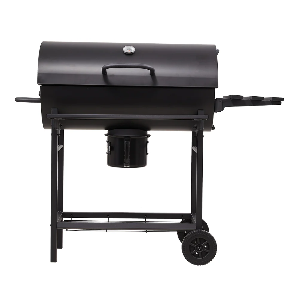 Portable Barrel Charcoal BBQ Grill - Image 3