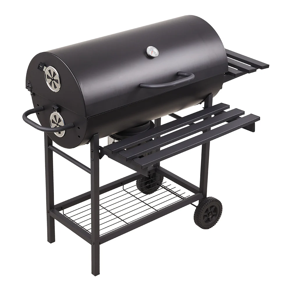 Portable Barrel Charcoal BBQ Grill - Image 4