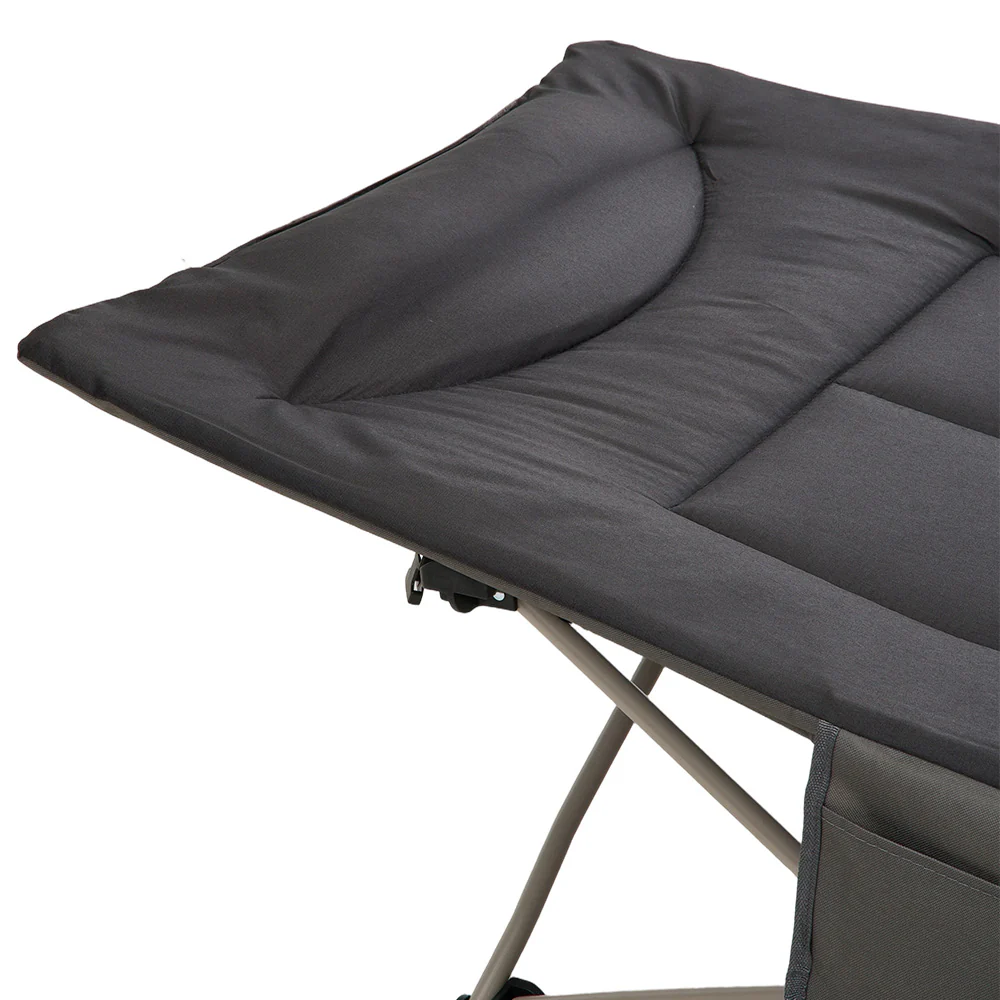 Portable Folding Camping Cot Camping bed with Headrest - Image 7