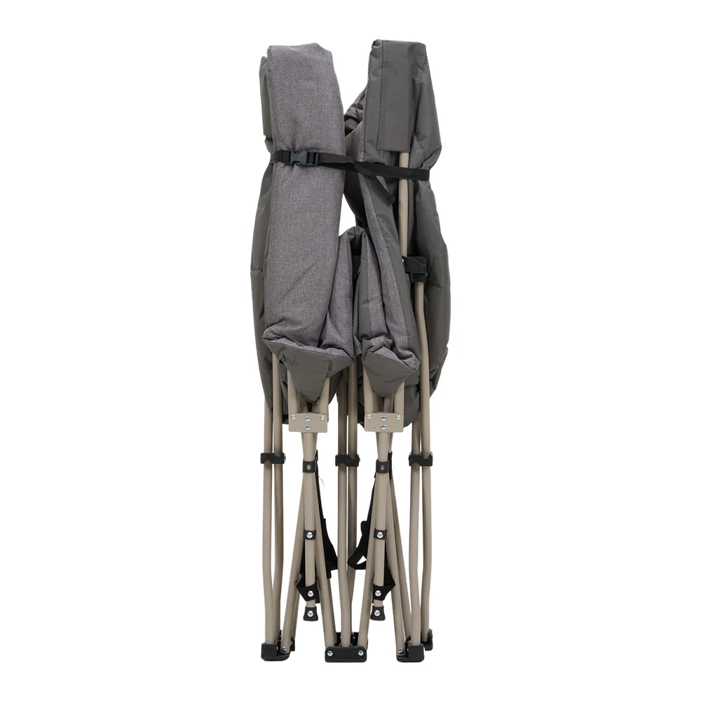 Portable Folding Camping Cot Camping bed with Headrest - Image 6