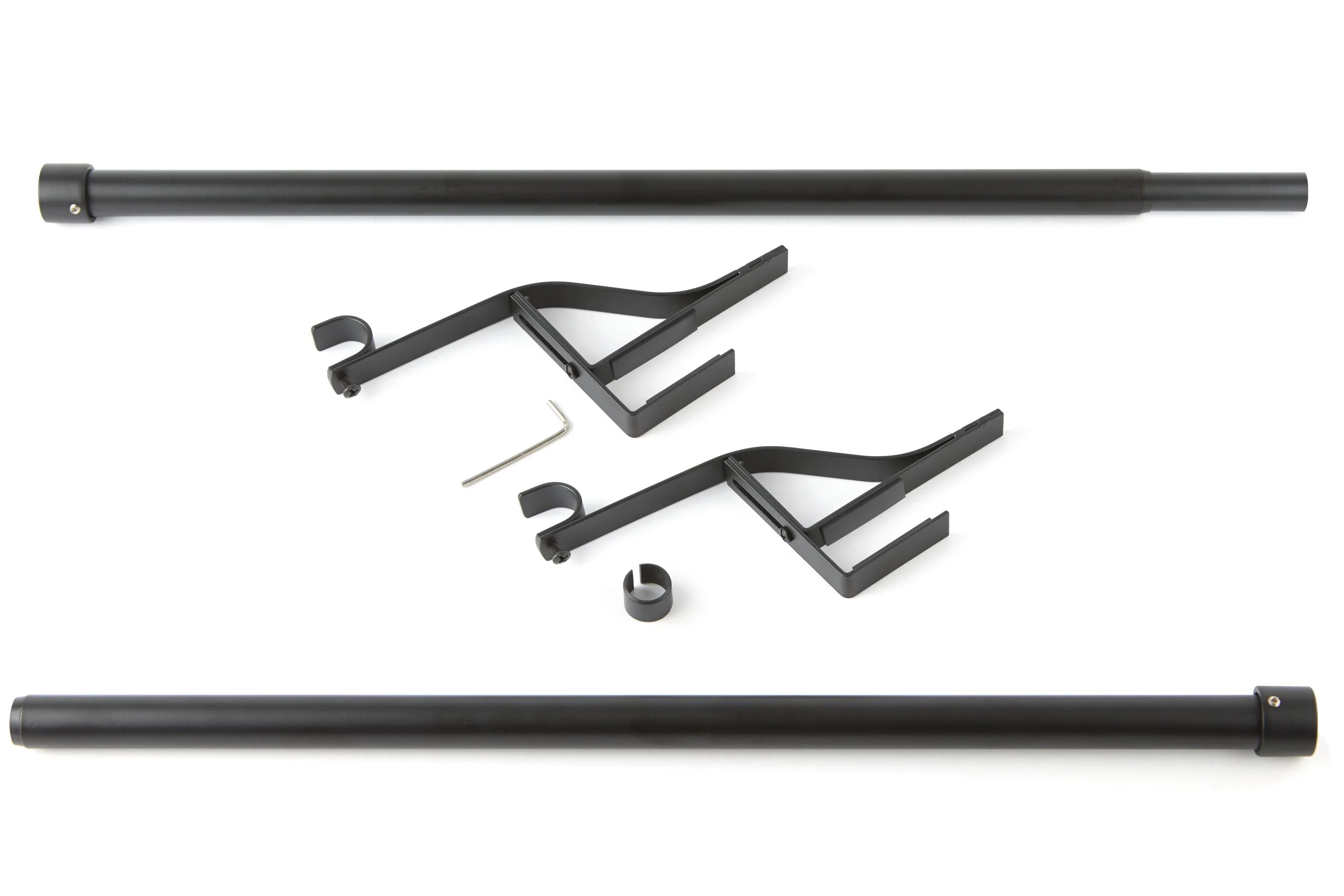 PortePole - Extendable Door Curtain Pole In Black - Image 2