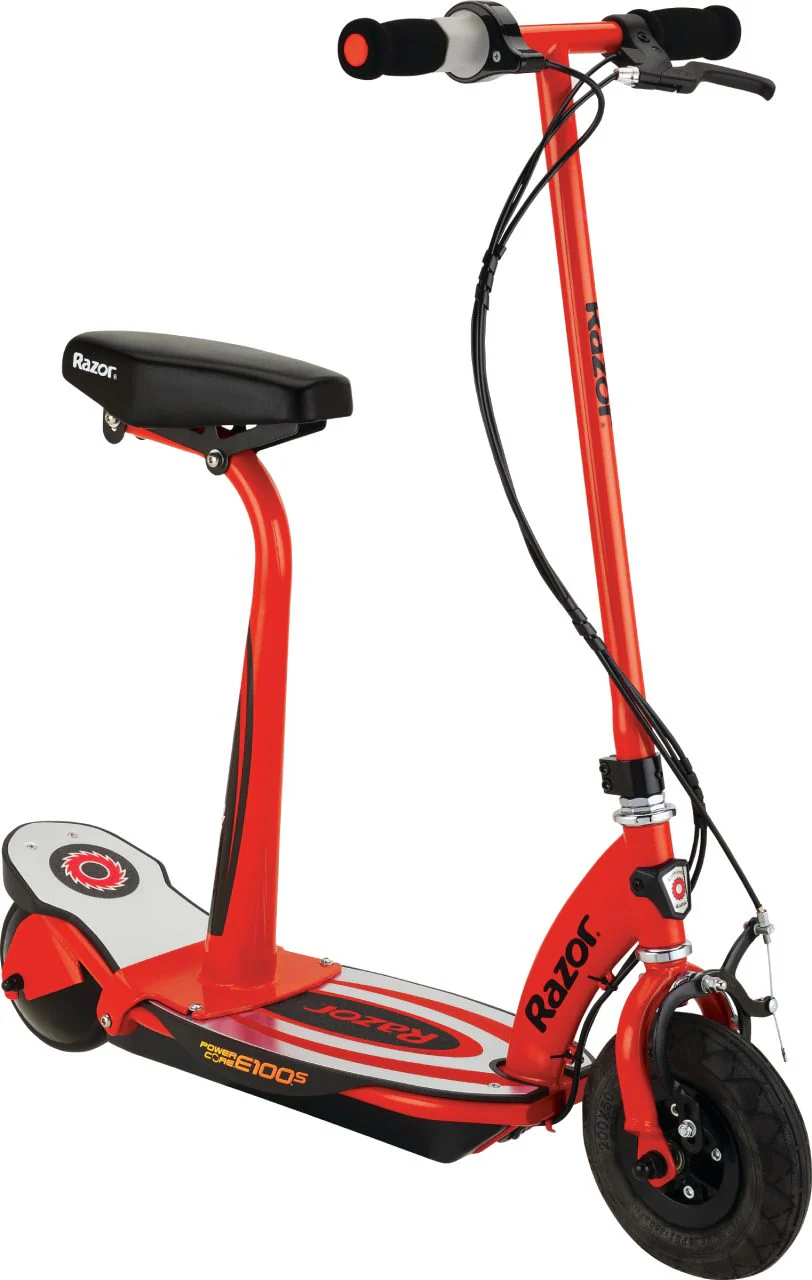 PowerCore E100S 24 Volt Scooter - Red - Image 3