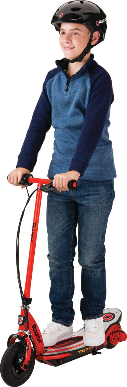 PowerCore E100S 24 Volt Scooter - Red - Image 8