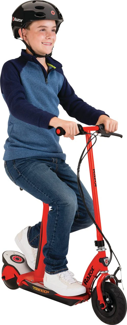 PowerCore E100S 24 Volt Scooter - Red - Image 9