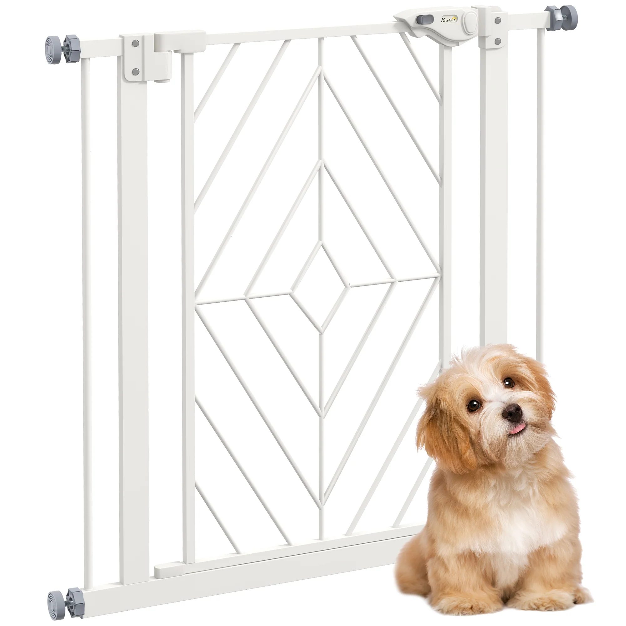 Pressure Fit Safety Gate w/ Auto Closing Door, Double Locking