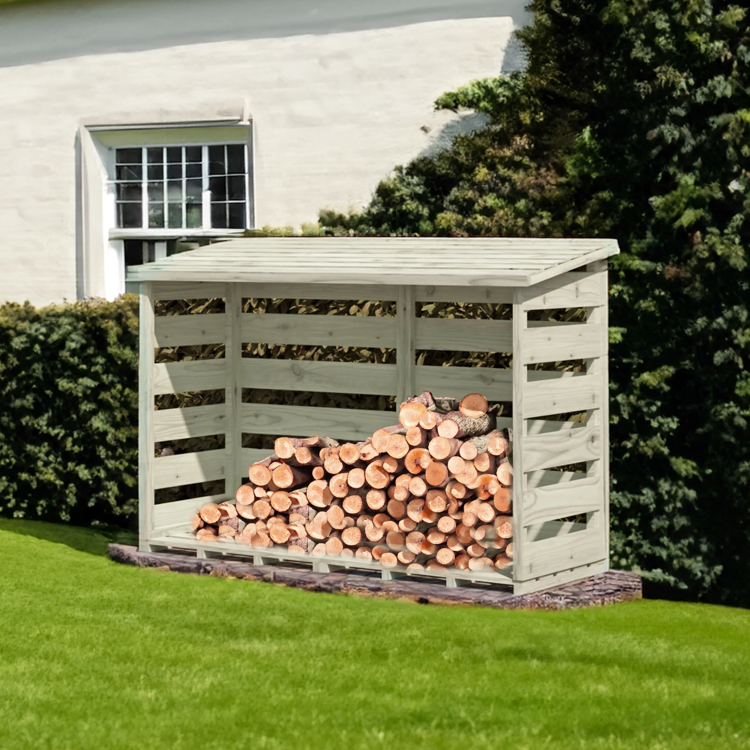 Pressure Treated Log Store