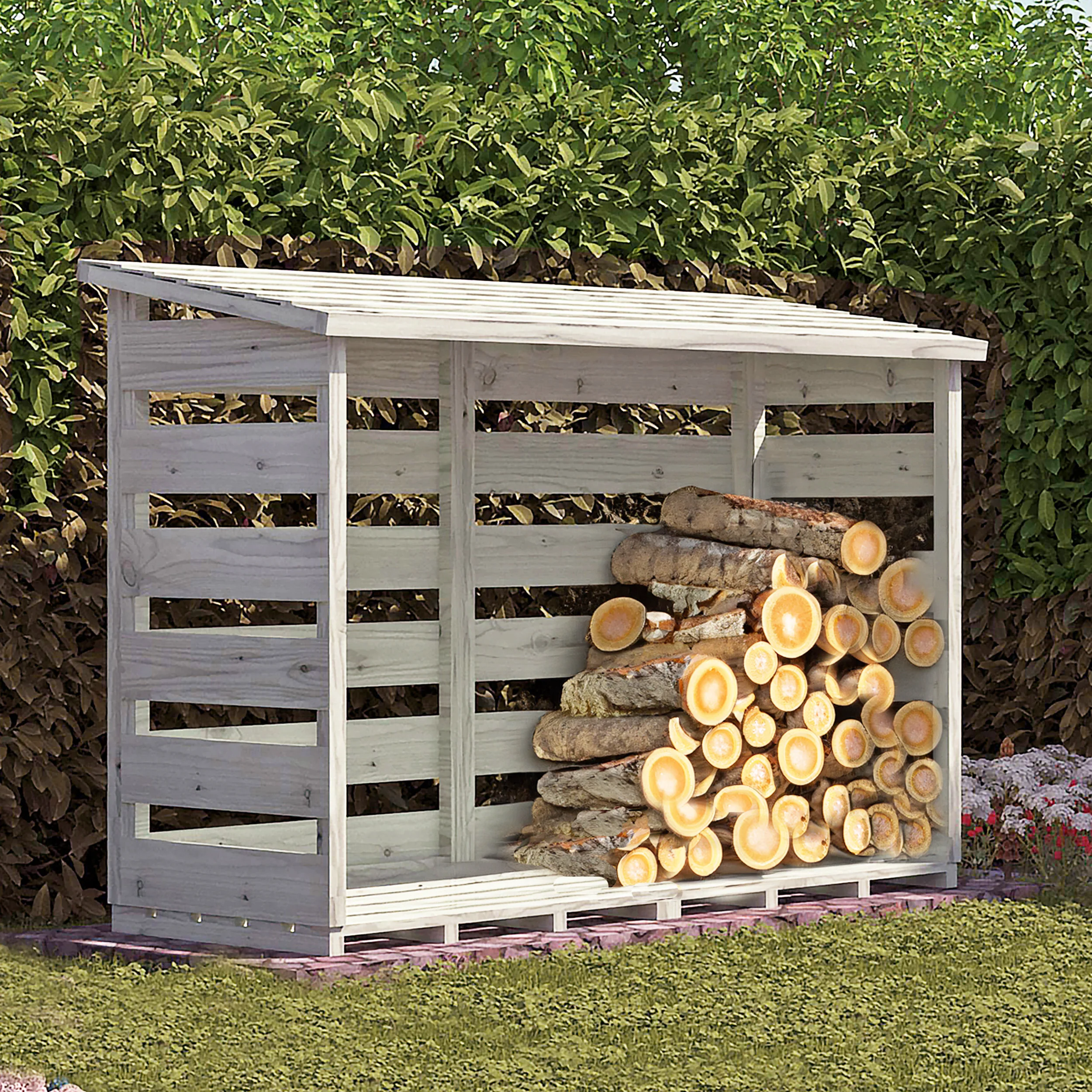 Pressure Treated Log Store - Image 2
