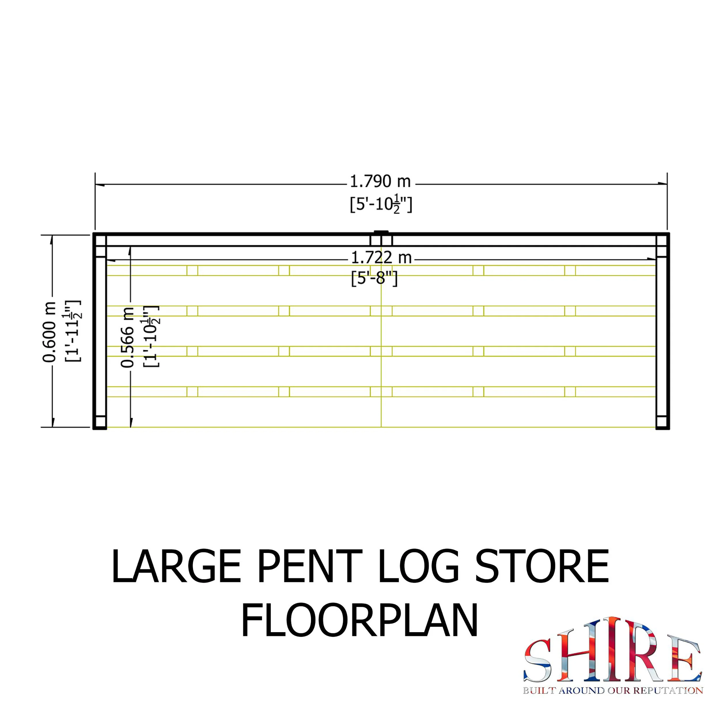 Pressure Treated Log Store - Image 7