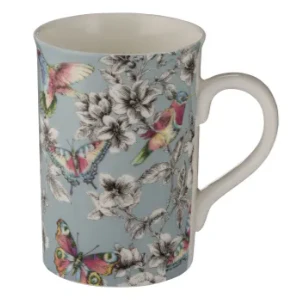Price & Kensington Hummingbird Floral Duckegg Mug