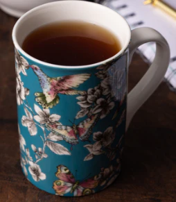 Price & Kensington Hummingbird Floral Teal Mug 300Ml - Image 2