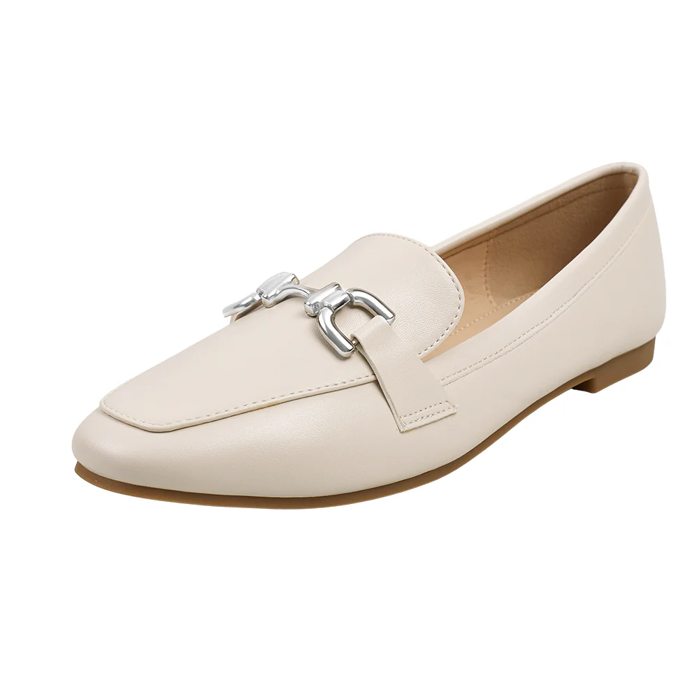 PU Leather Closed Toe Loafers - Image 4