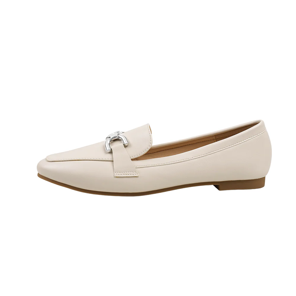 PU Leather Closed Toe Loafers - Image 6