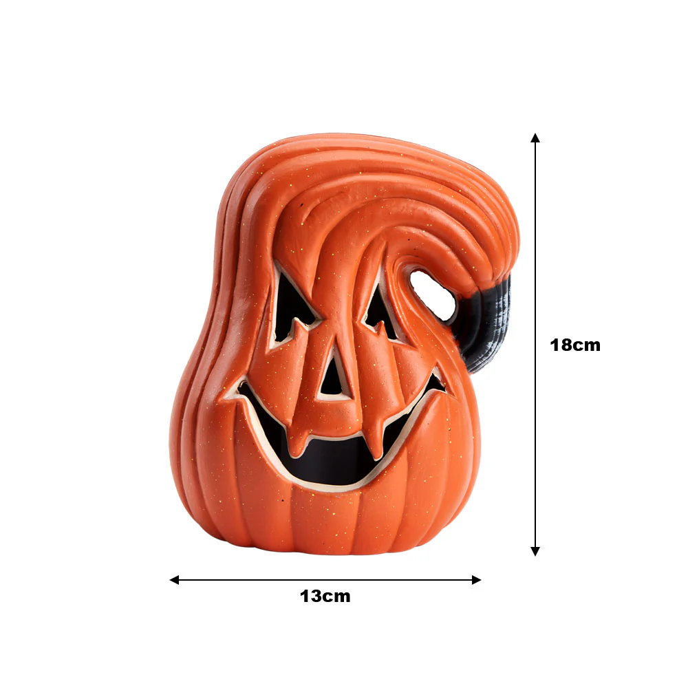 Pumpkin Lantern With Warm LED Lights - Image 7