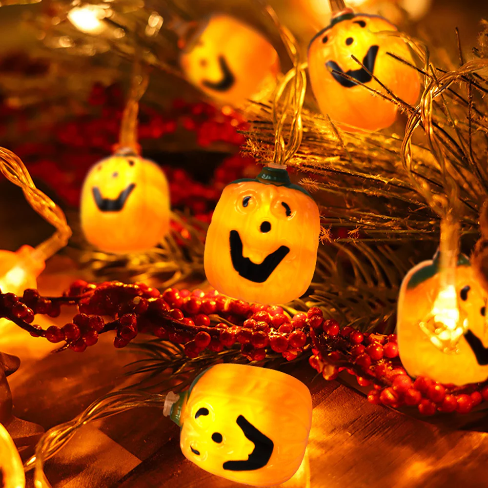 Pumpkin LED String Lights