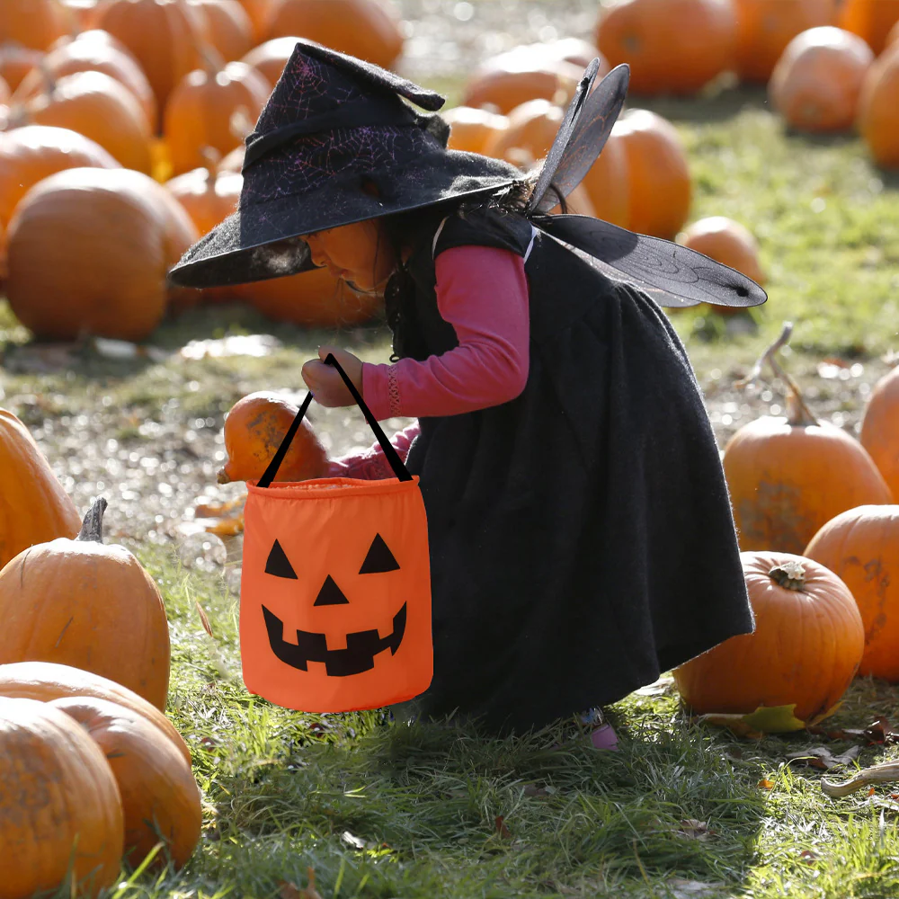 Pumpkin Trick or Treat Candy Bag - Image 2