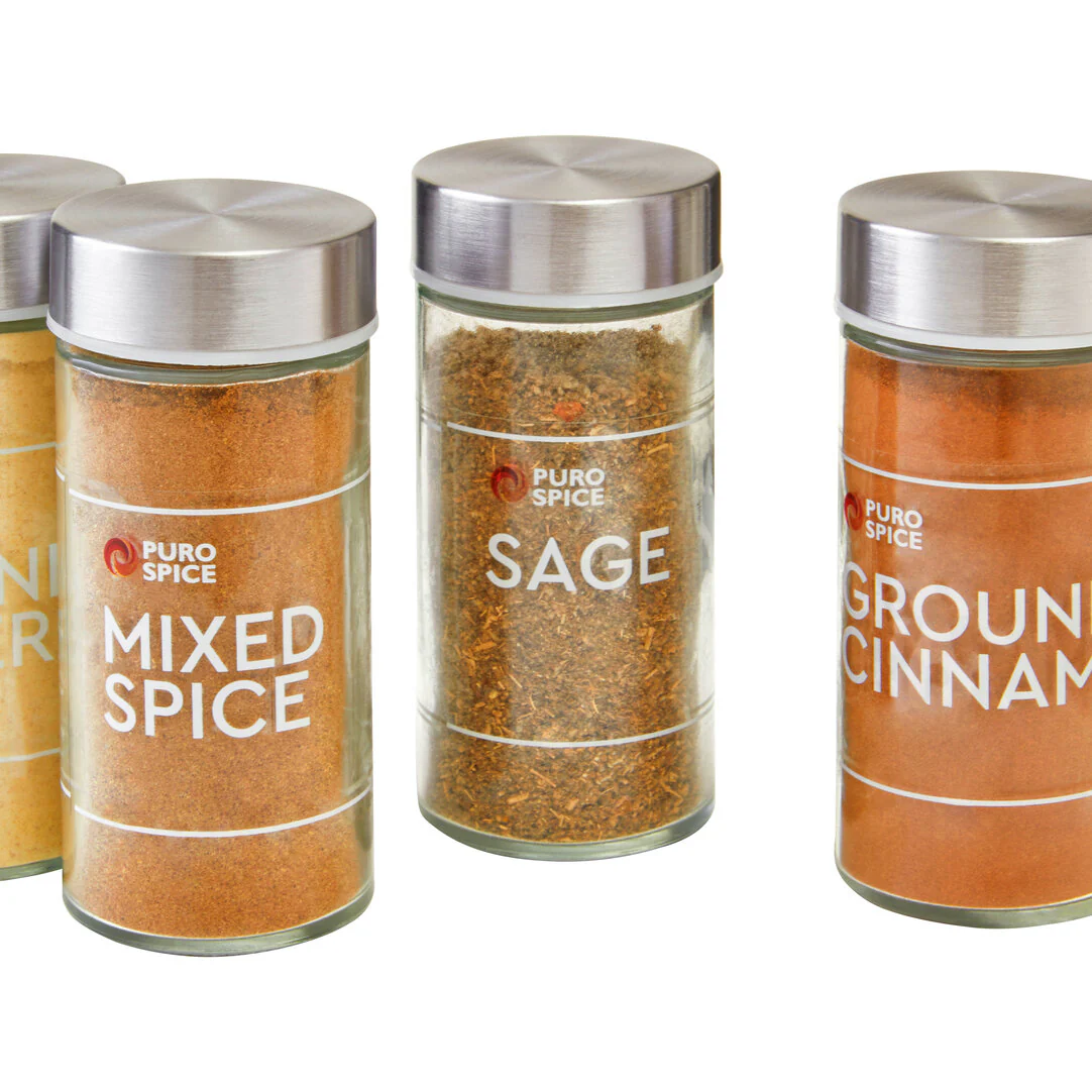 Puro Revolving Spice Rack with 16 Spices and Herbs - Image 6