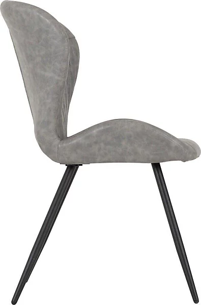 QUEBEC DINING CHAIR (X4 PER BOX) - GREY PU - Image 3