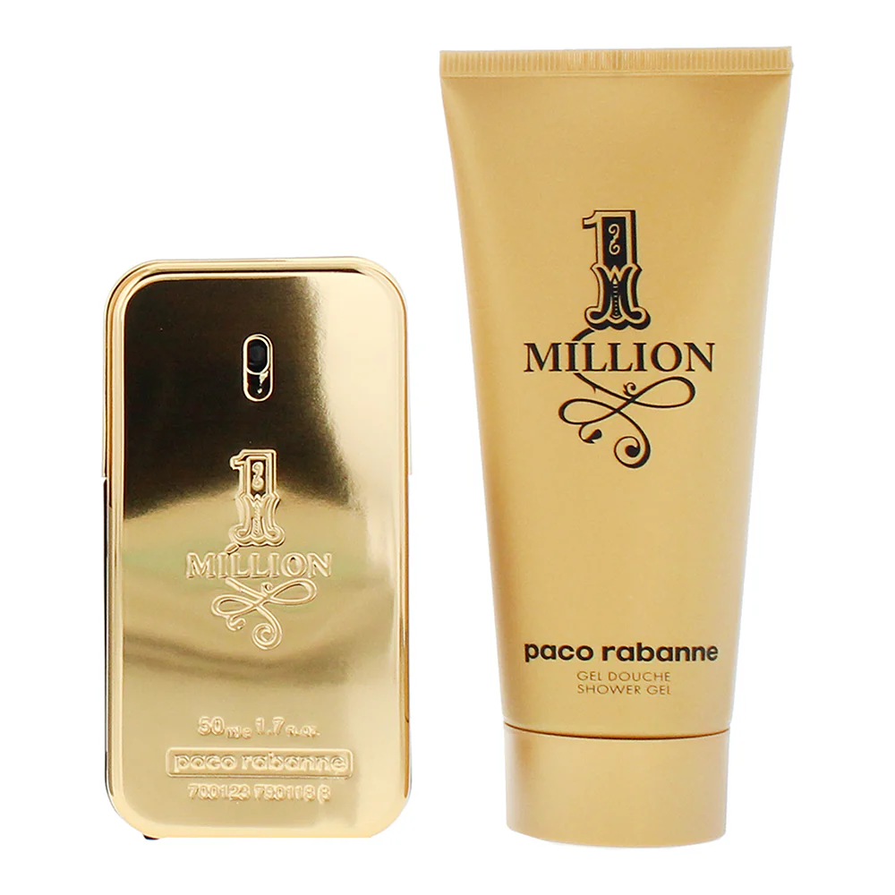 Rabanne 1 Million 2 Piece Gift Set: Eau De Toilette 50ml - Shower Gel 100ml - Image 2