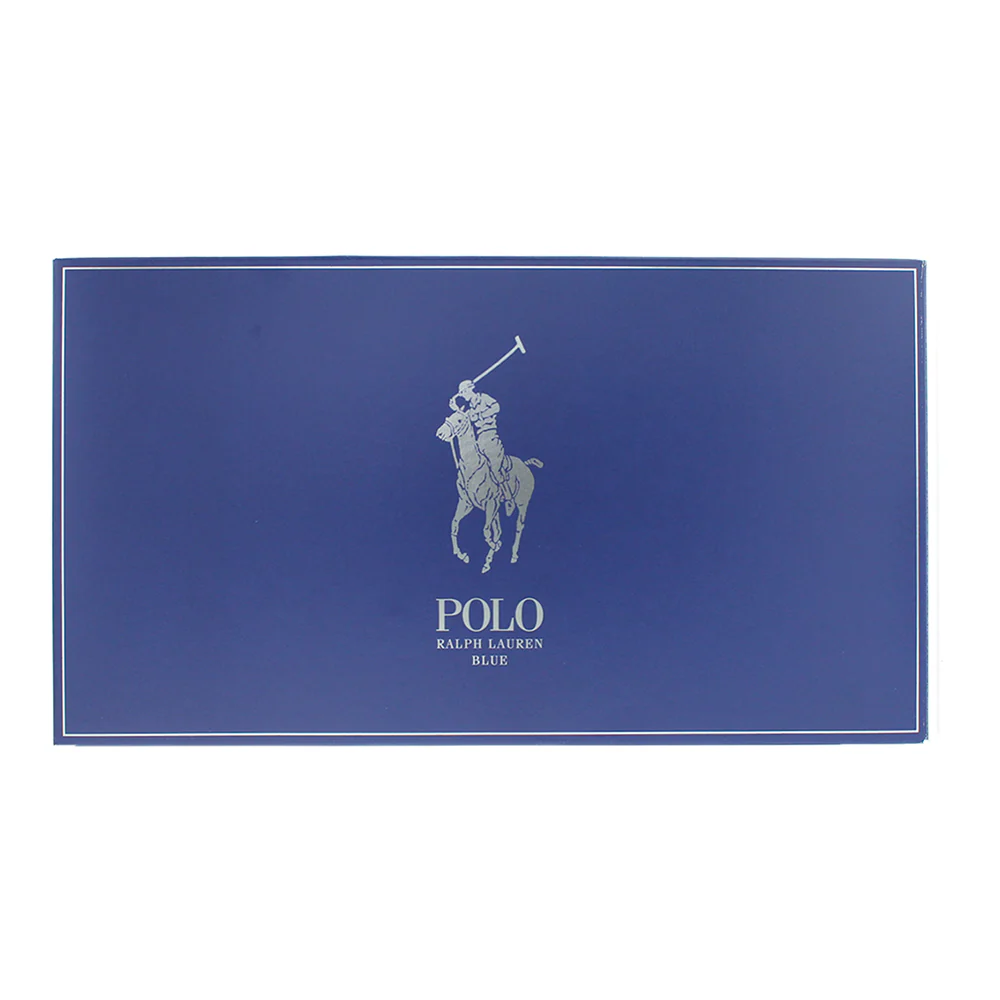 Ralph Lauren Polo Blue 4 Piece Gift Set: Eau de Toilette 125ml - Eau de Toilette 40ml - 50ml Shower Gel - 50ml Aftershave Balm - Image 5