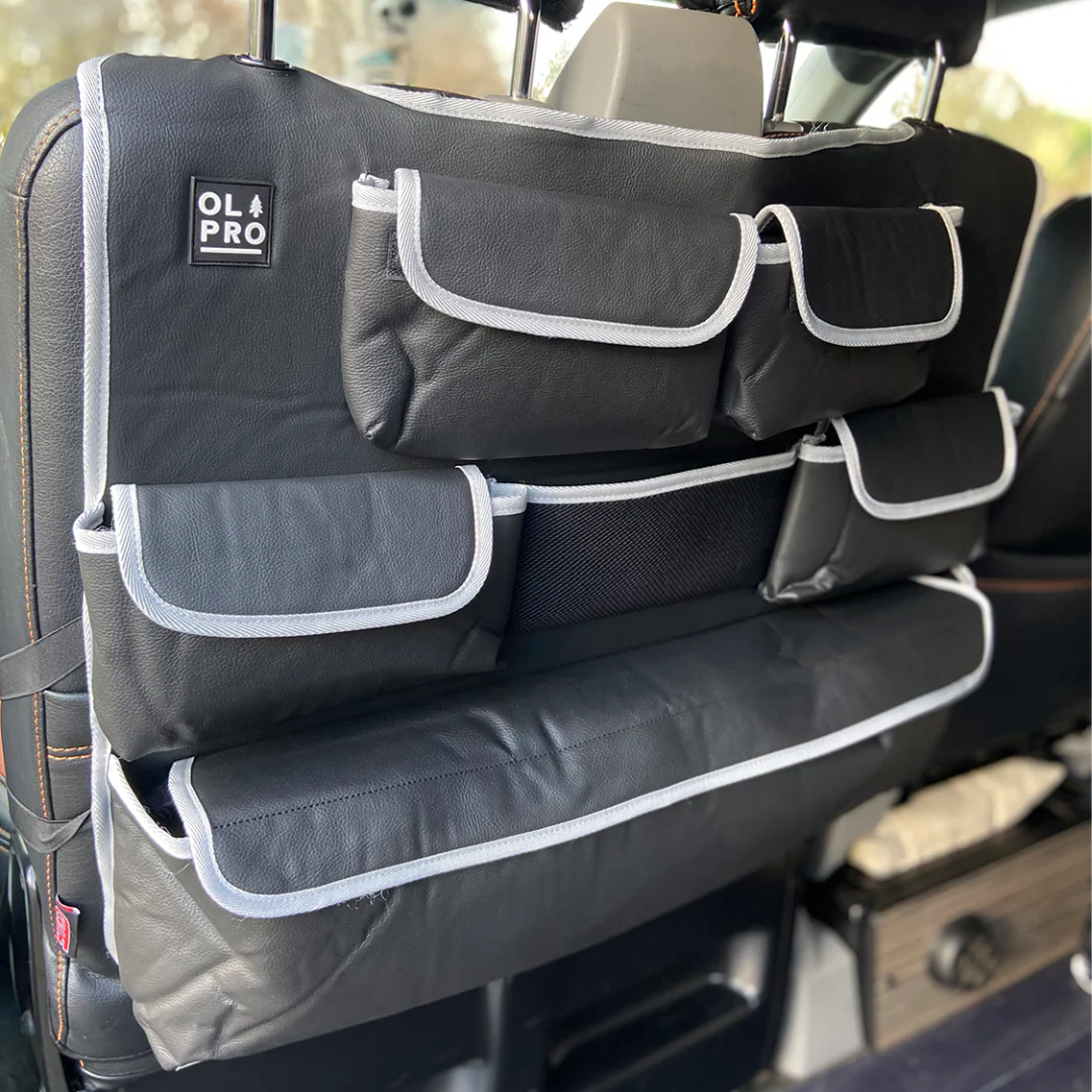 Rear Double Seat Storage Organiser - Grey - Image 3