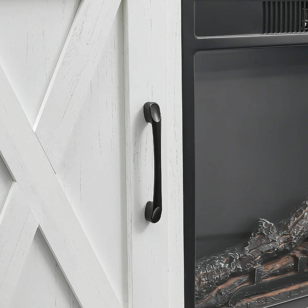 Recessed Electric Fireplace TV Stand With Timer And Remote - Image 8