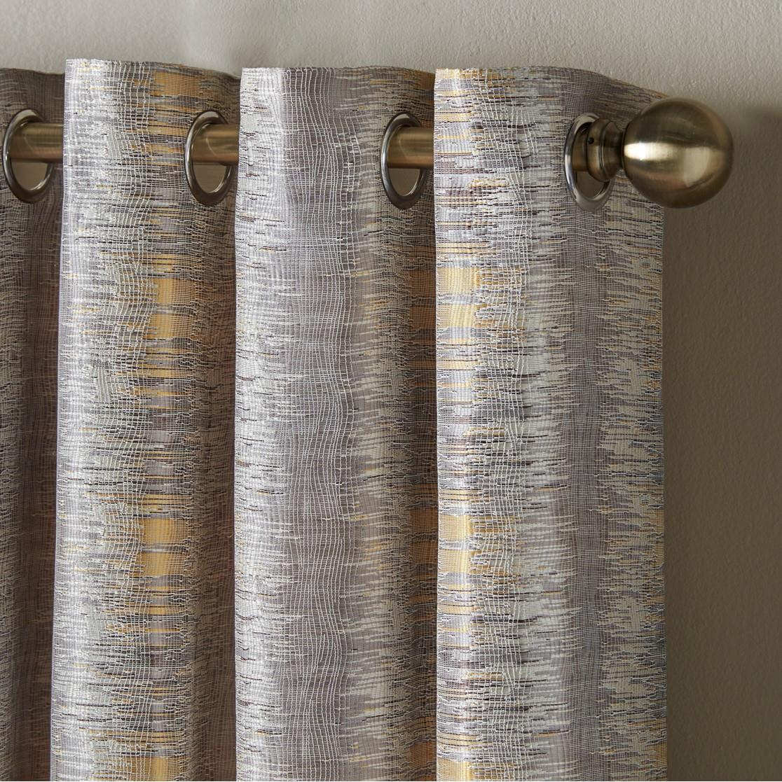 Reflections Jacquard Lined Ring Top Curtains