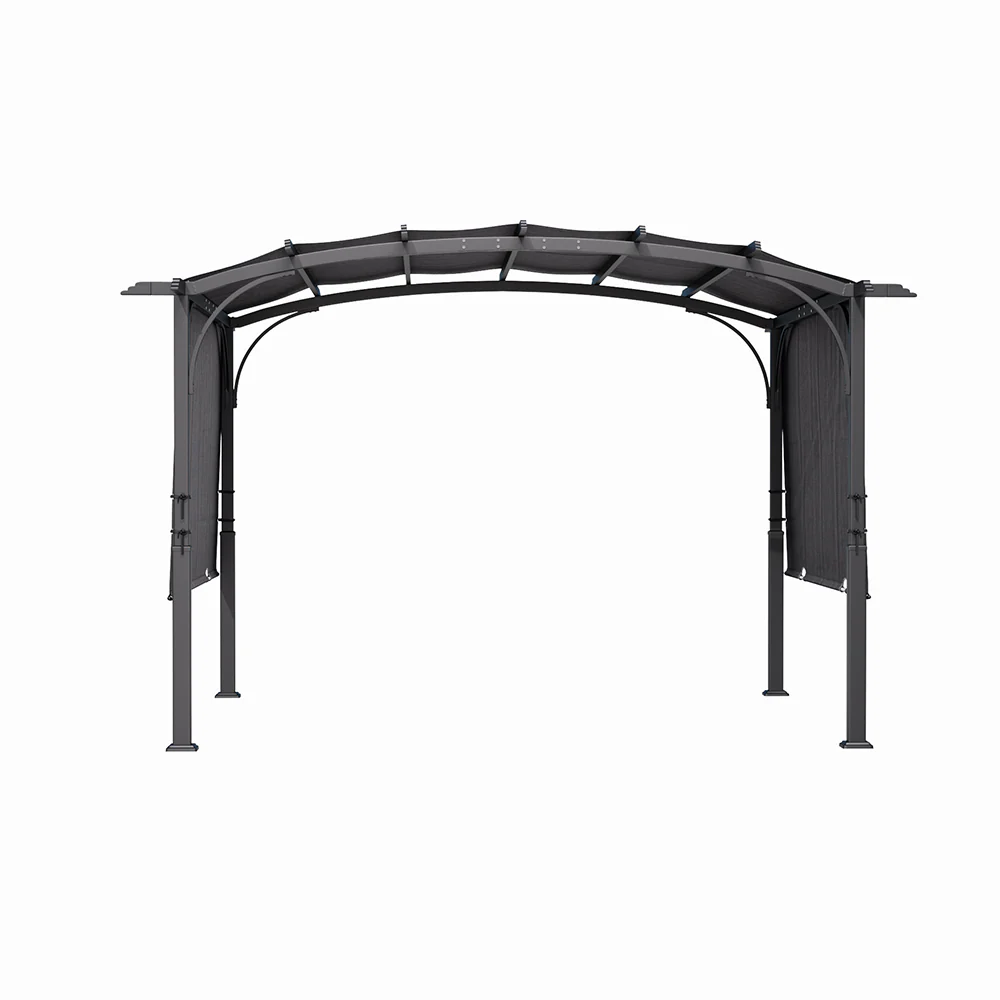Retractable Arc-Shaped Steel Pergola - Image 3