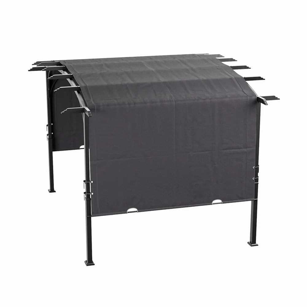Retractable Arc-Shaped Steel Pergola - Image 5