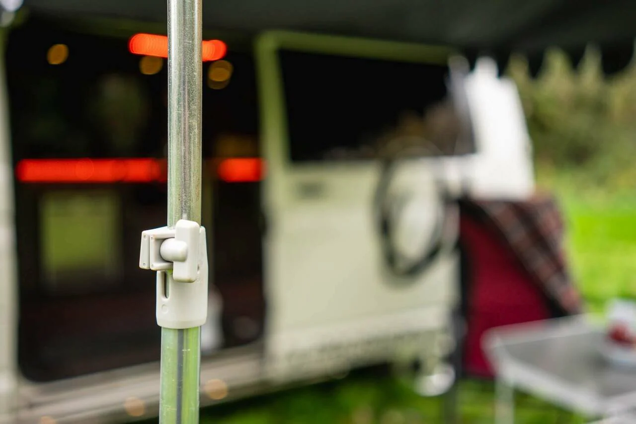 Retro Campervan Shade Canopy - Charcoal - Image 4